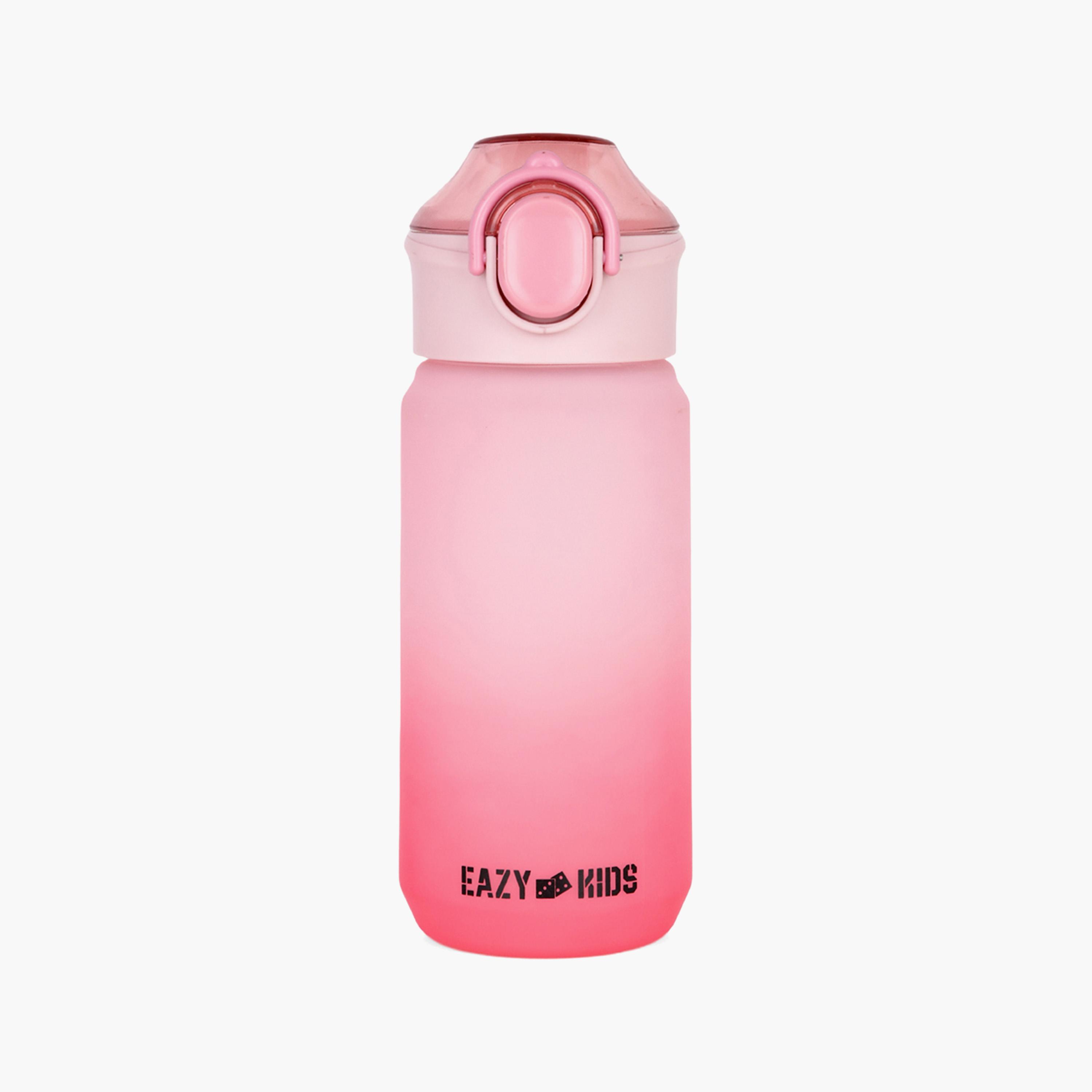 Eazy Kids Water Bottle 500 ML Wt Handle - Pink-school-waterbottles-image-1