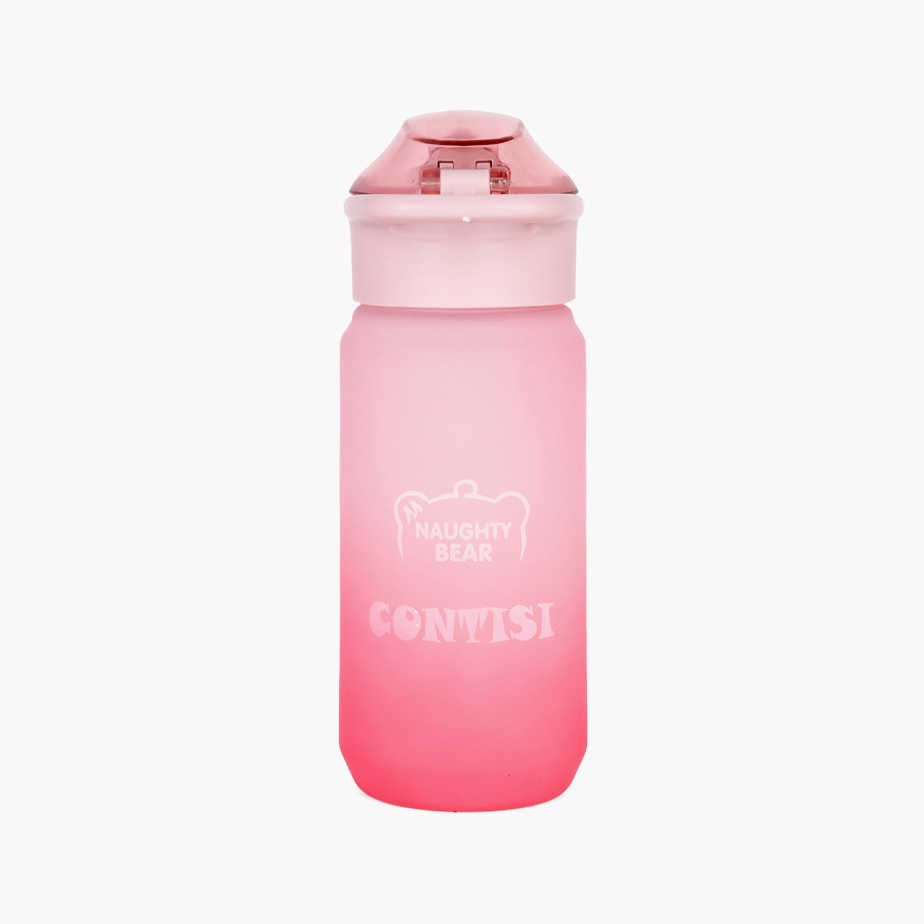 Eazy Kids Water Bottle 500 ML Wt Handle - Pink-school-waterbottles-image-2