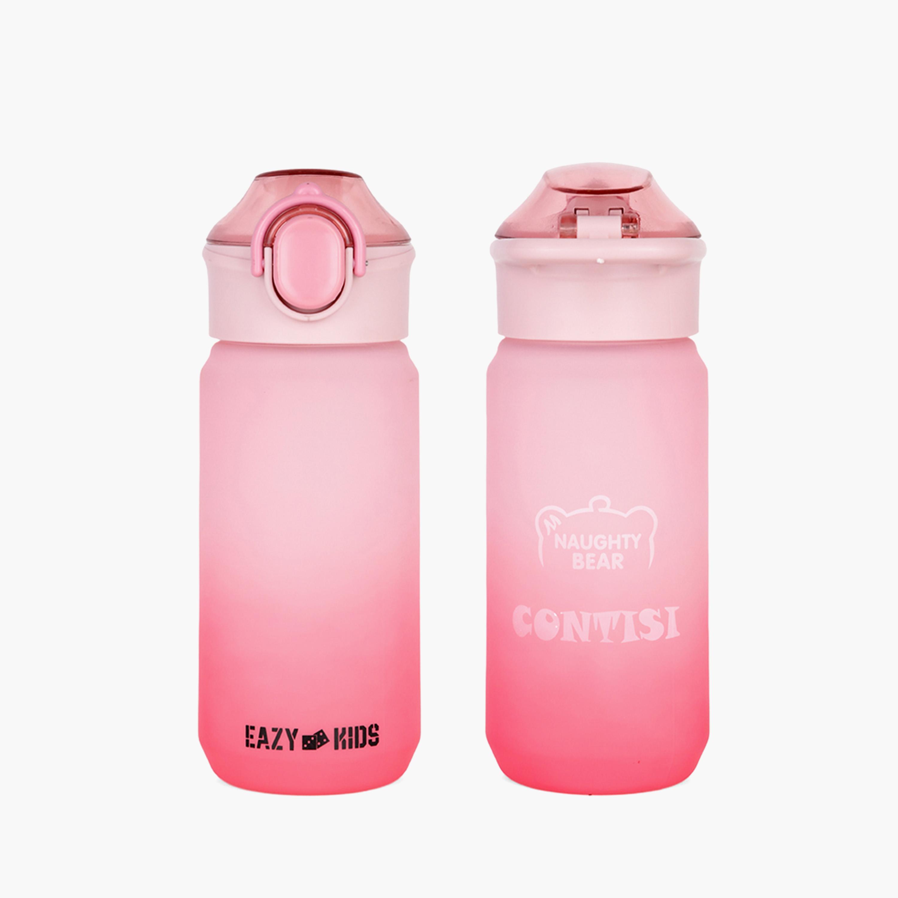 Eazy Kids Water Bottle 500 ML Wt Handle - Pink-school-waterbottles-image-6