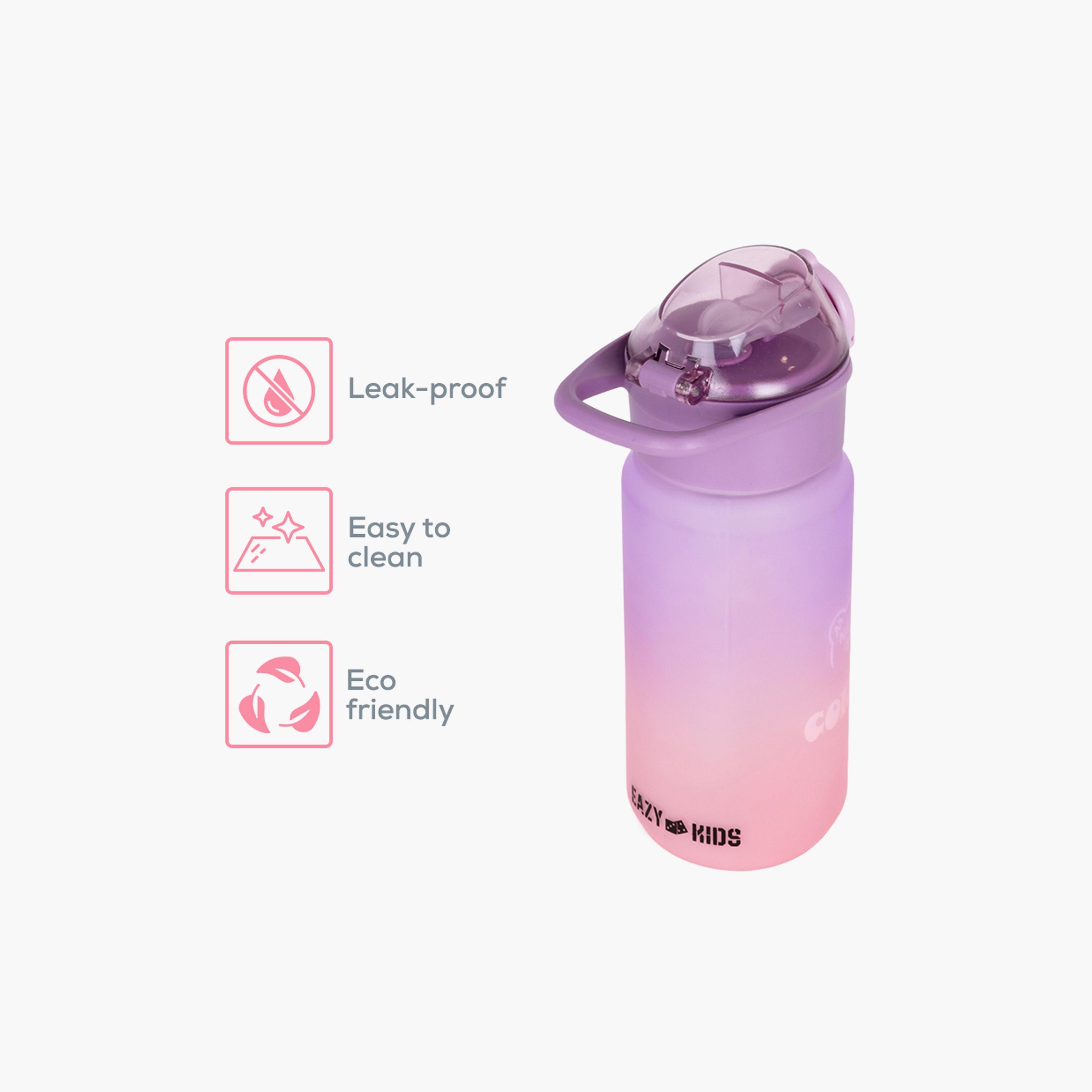 Eazy Kids Water Bottle 500 ML Wt Handle - Purple-school-waterbottles-image-5