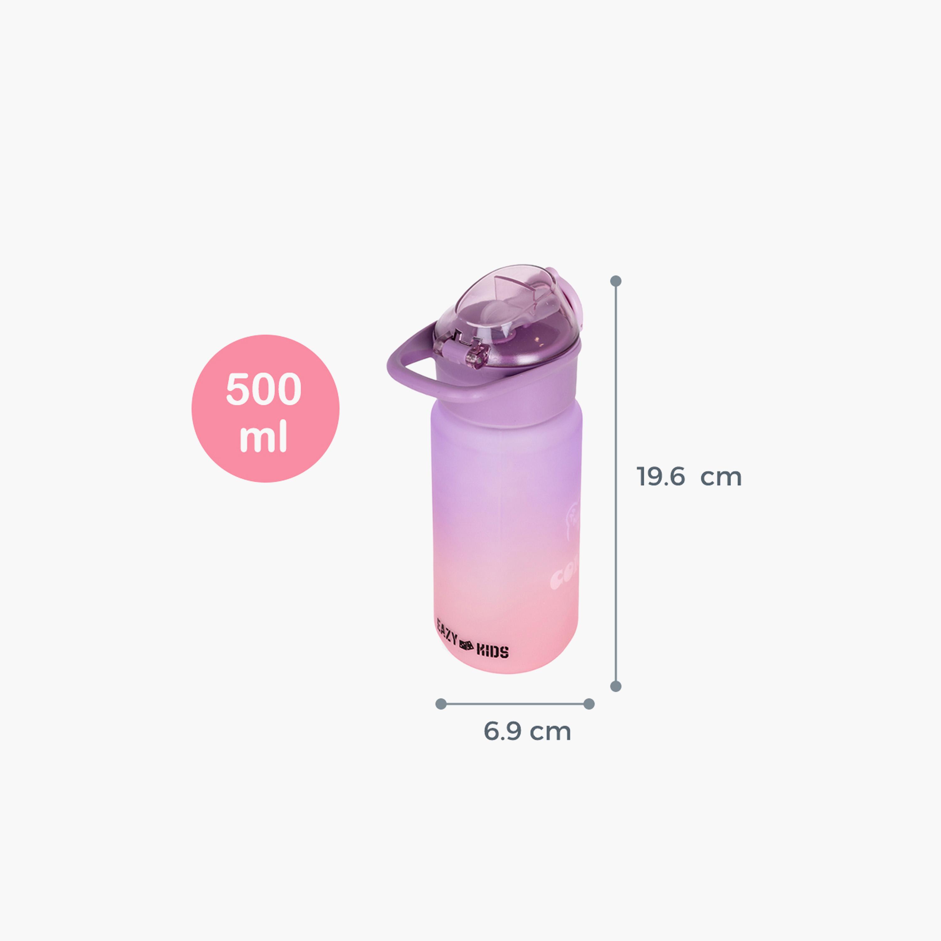 Eazy Kids Water Bottle 500 ML Wt Handle - Purple-school-waterbottles-image-8