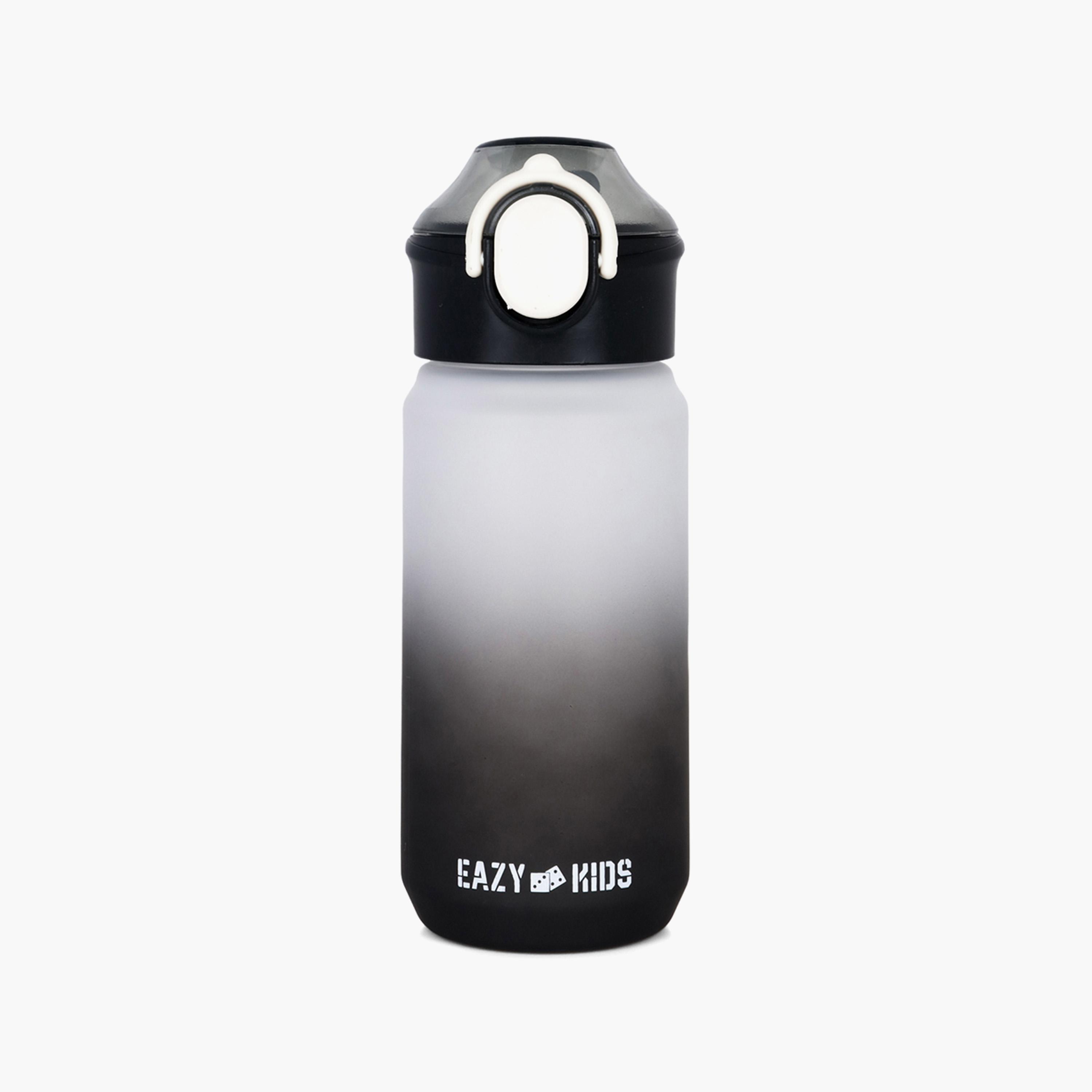 Eazy Kids Water Bottle 500 ML Wt Handle - Black-school-waterbottles-image-1