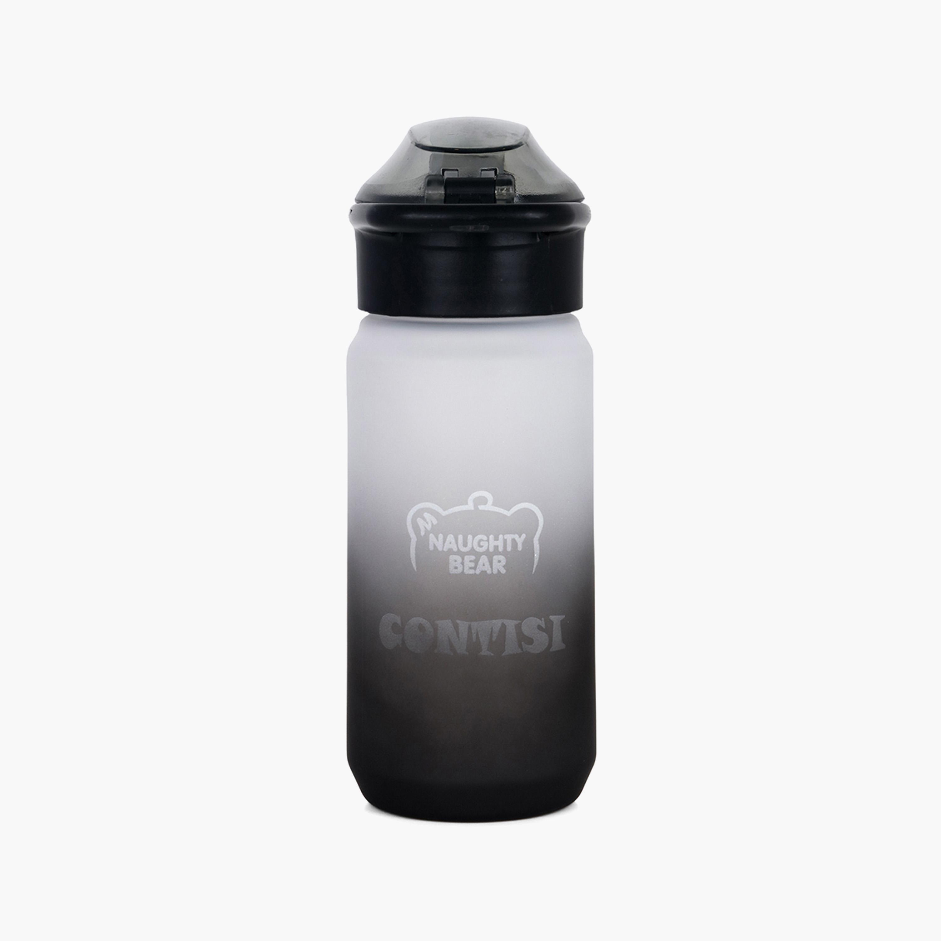 Eazy Kids Water Bottle 500 ML Wt Handle - Black-school-waterbottles-image-2