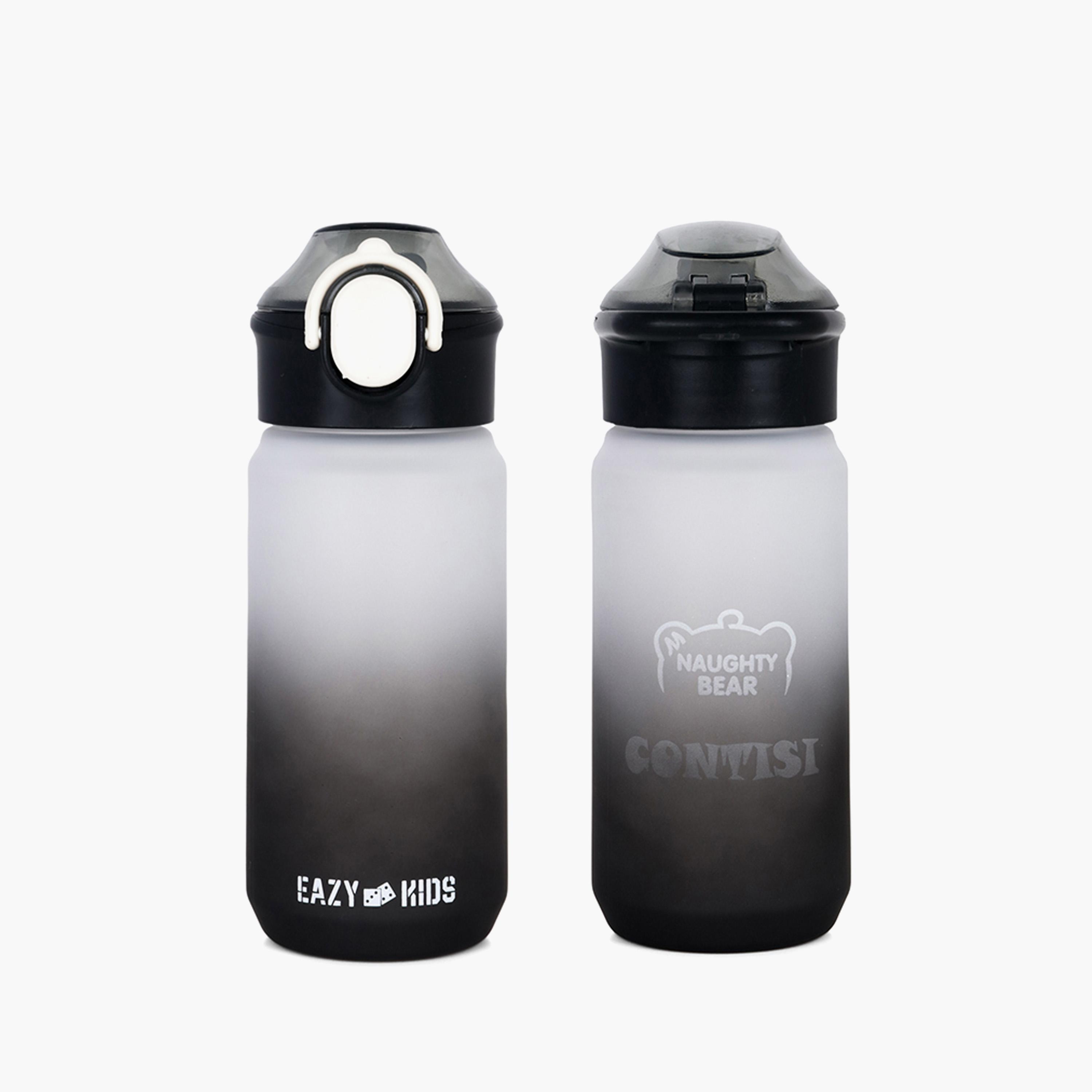 Eazy Kids Water Bottle 500 ML Wt Handle - Black-school-waterbottles-image-6