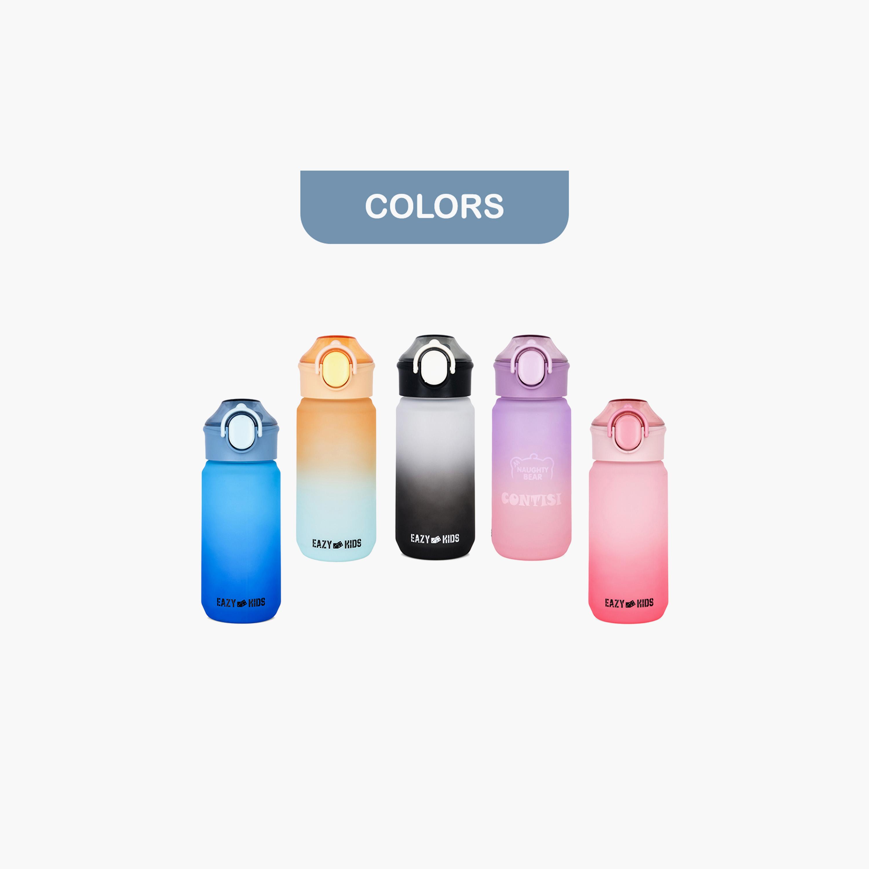 Eazy Kids Water Bottle 500 ML Wt Handle - Black-school-waterbottles-image-9