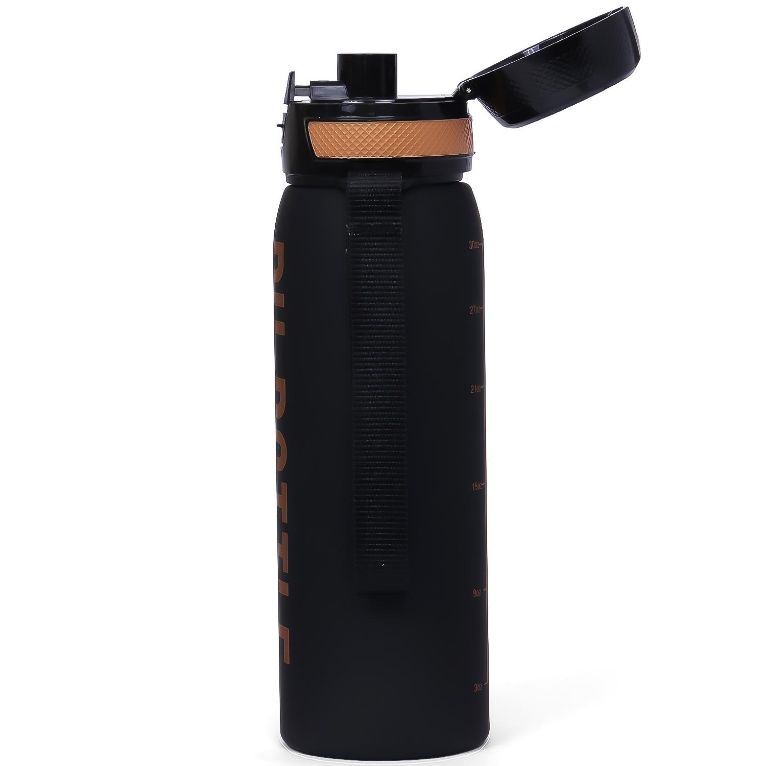 Eazy Kids Water Bottle 1000 ML - Black-school-waterbottles-image-4