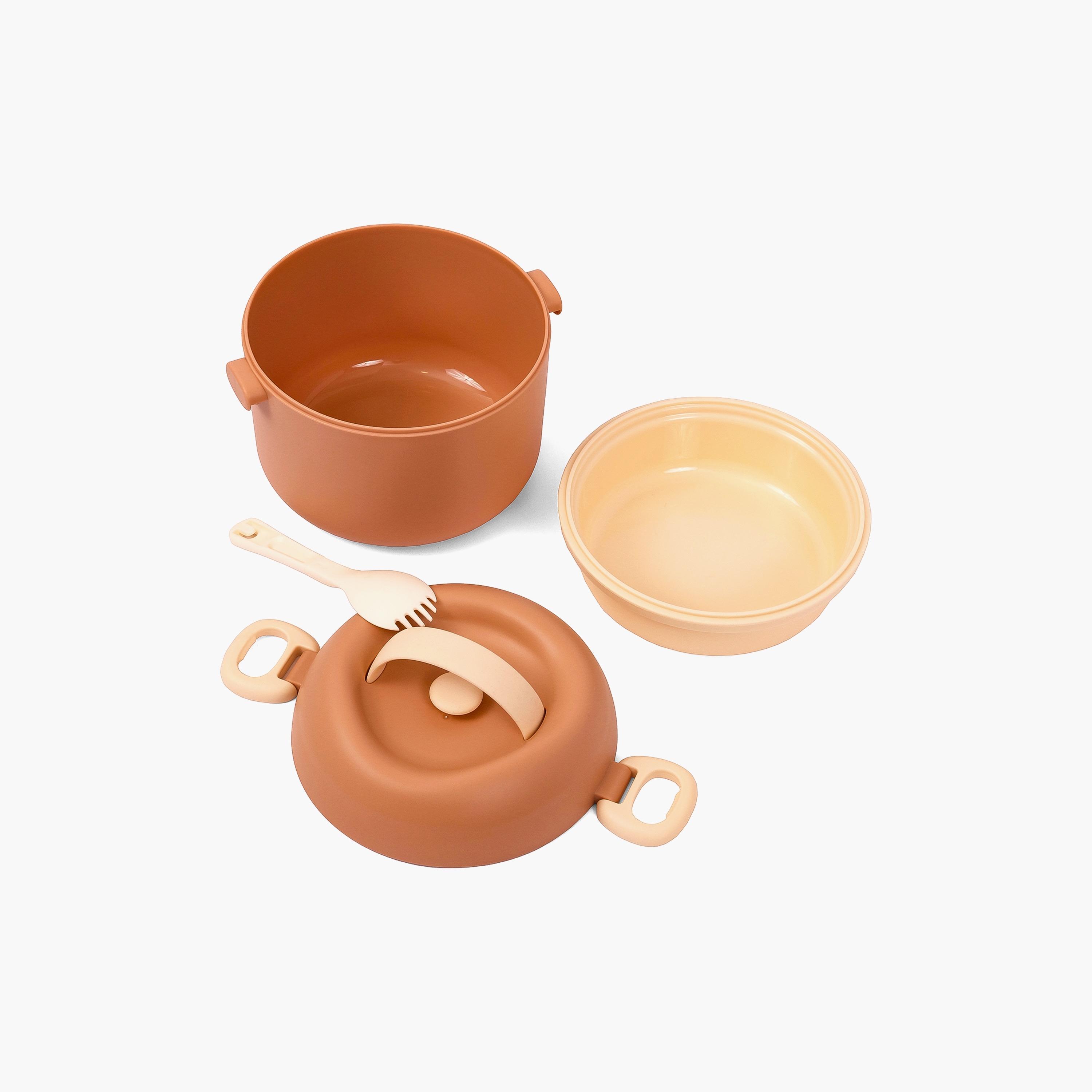 Eazy Kids Lunch Box -Brown-school-lunchessentials-lunchboxes-image-2