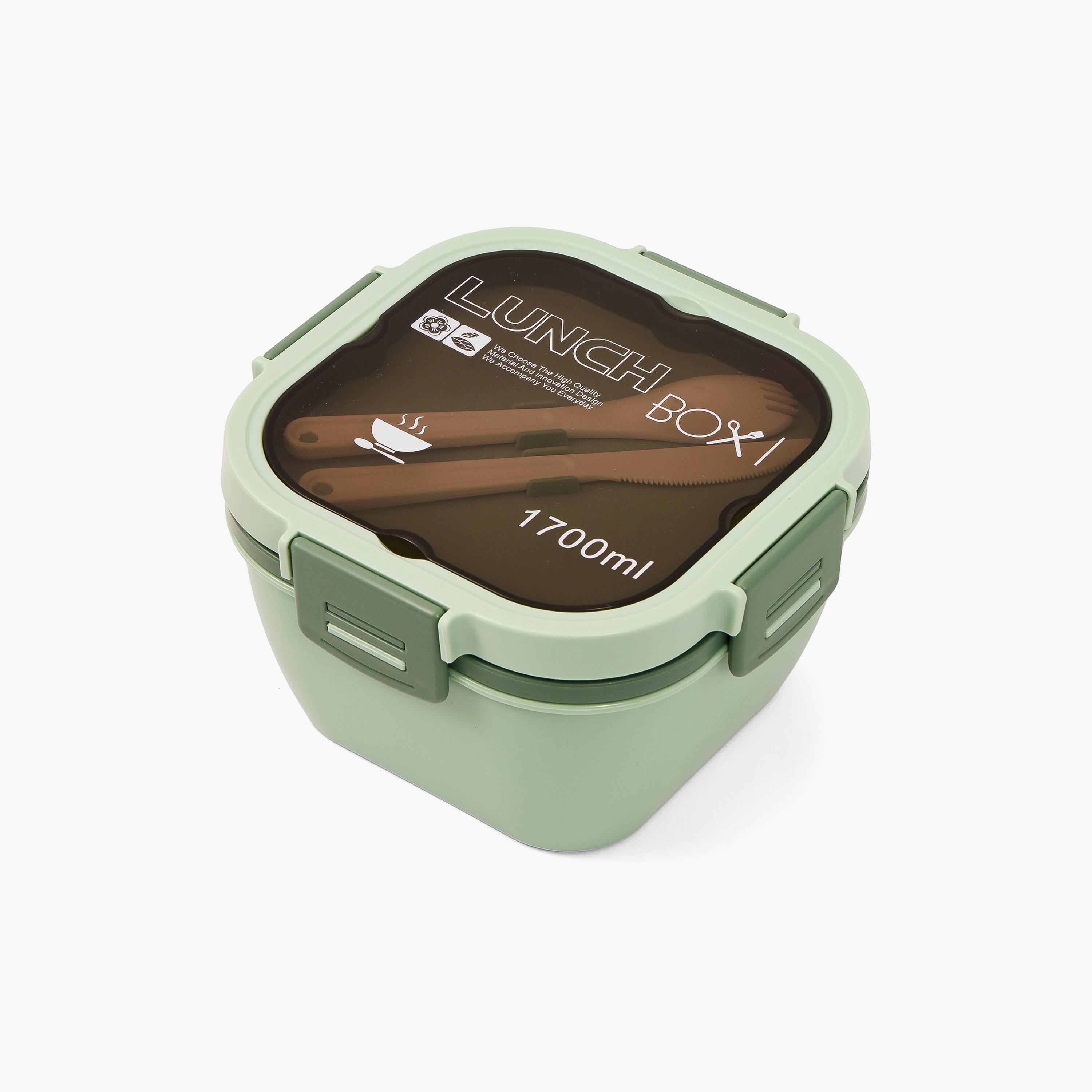 علبة غداء من إيزي كيدز - أخضر-school-lunchessentials-lunchboxes-image-1