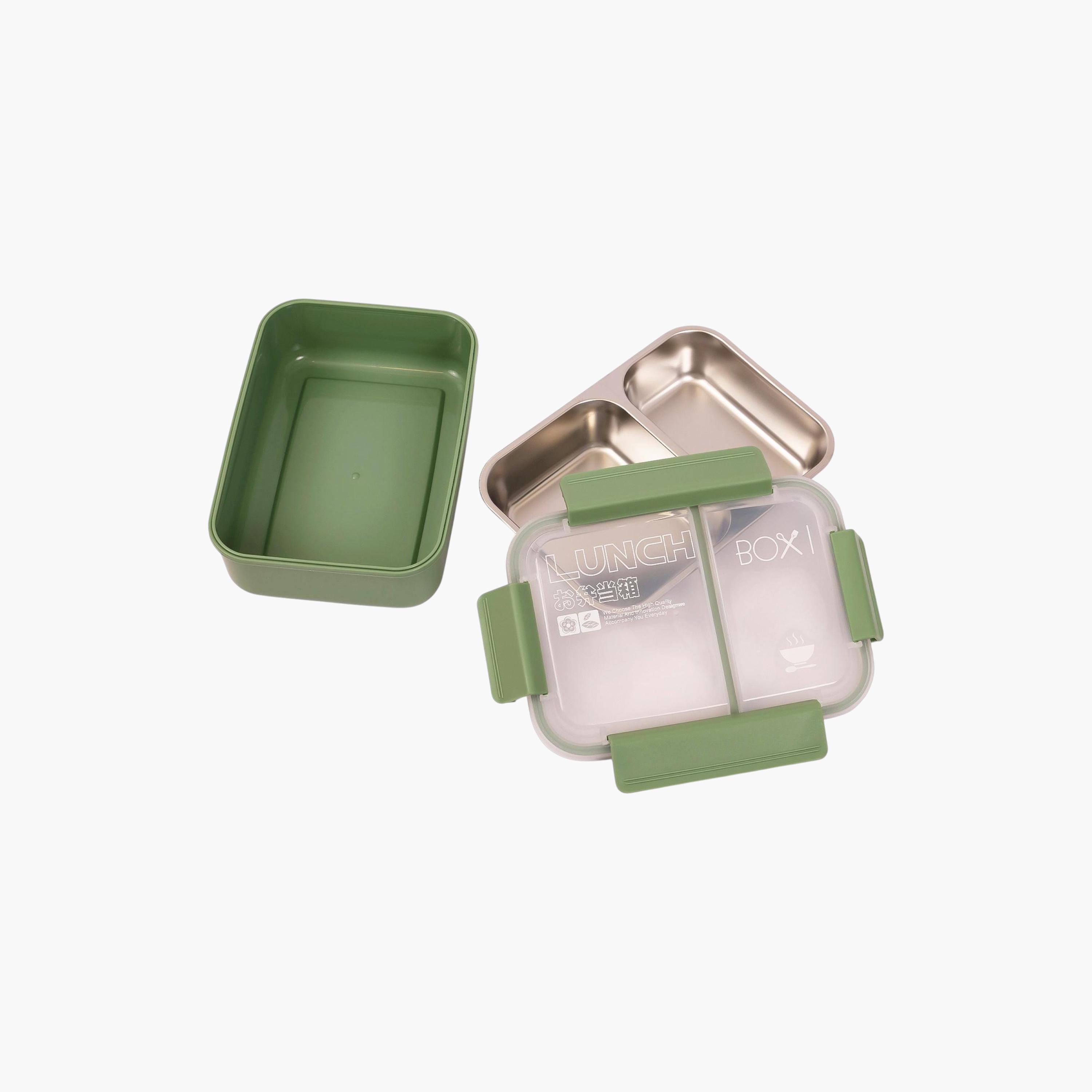 علبة غداء من إيزي كيدز - أخضر-school-lunchessentials-lunchboxes-image-3