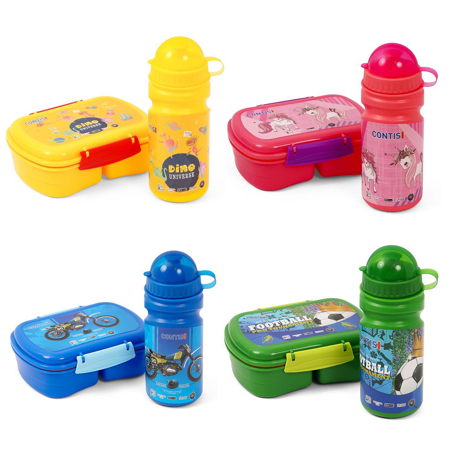 Eazy Kids Lunch Box Wt Bottle - Blue-school-lunchessentials-lunchboxes-image-8