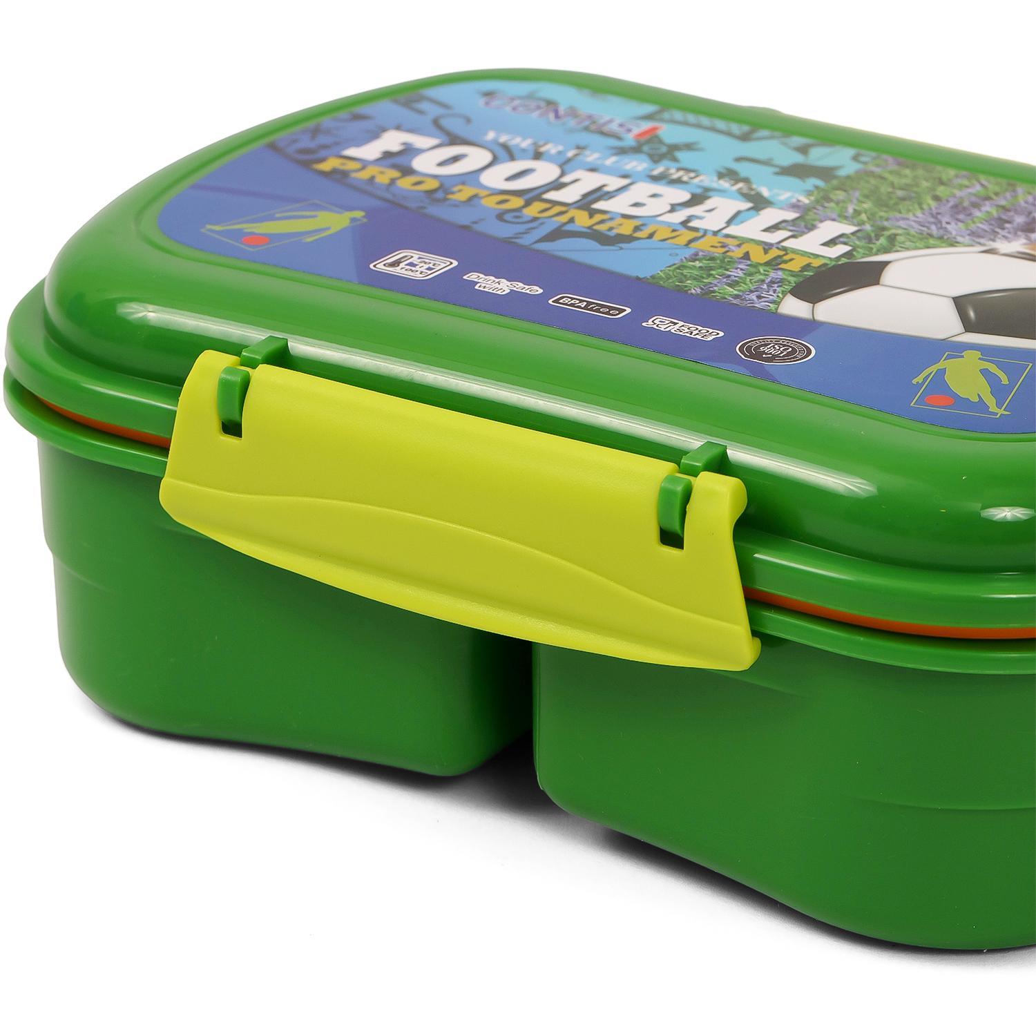 علبة غداء مع زجاجة من إيزي كيدز - أخضر-school-lunchessentials-lunchboxes-image-8
