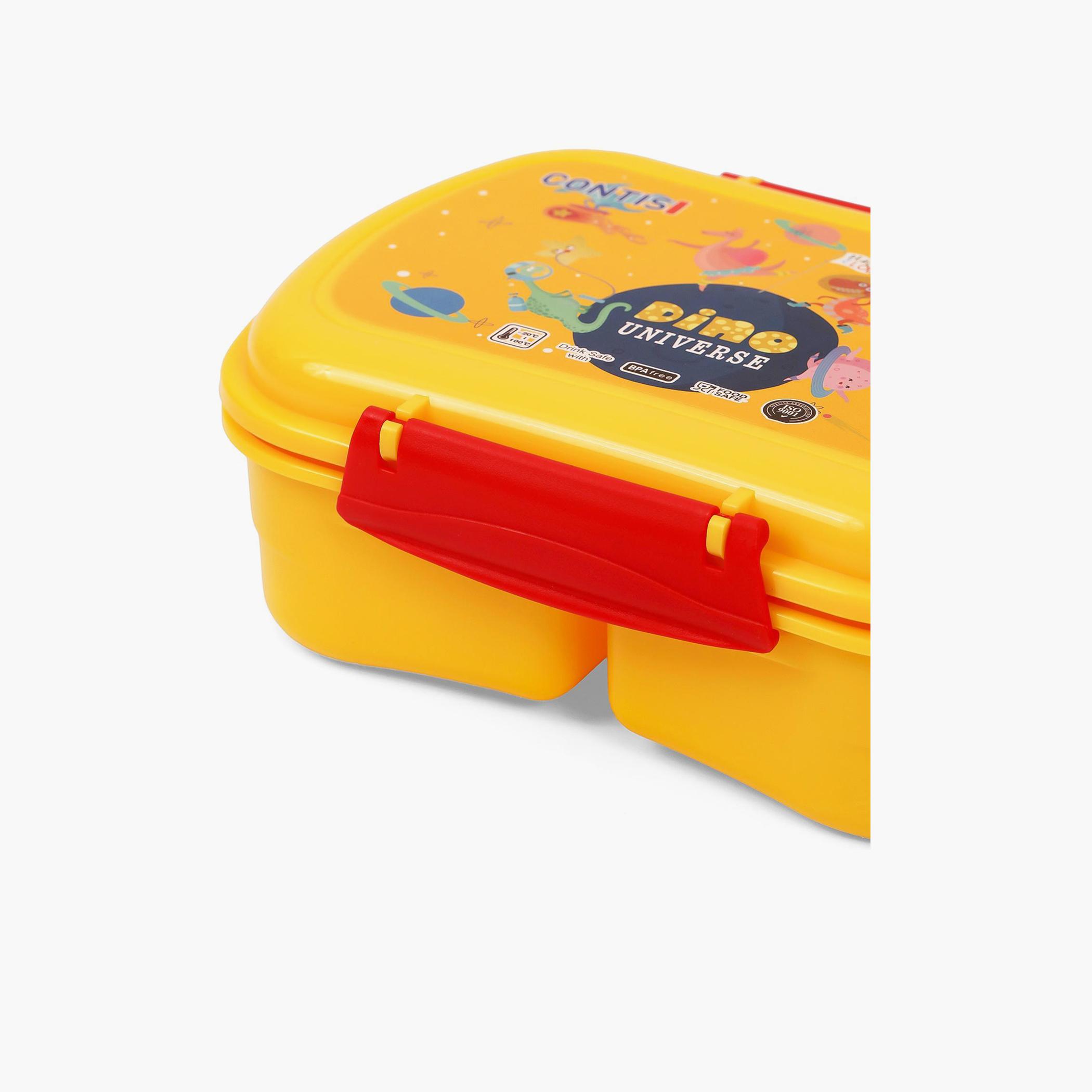 Eazy Kids Lunch Box Wt Bottle - Yellow-school-lunchessentials-lunchboxes-image-8