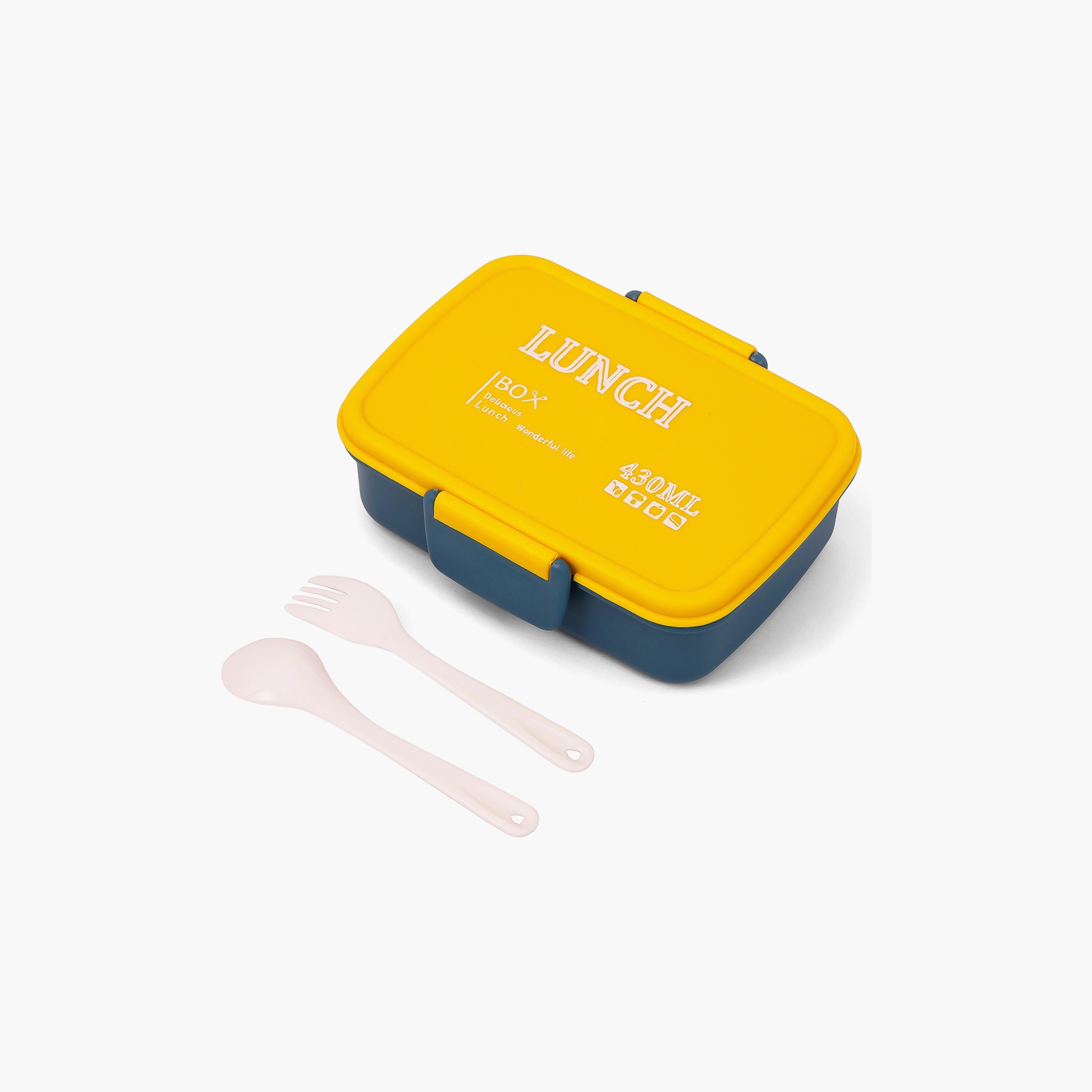 Eazy Kids Lunch Box Wt Bottle - Blue-school-lunchessentials-lunchboxes-image-5