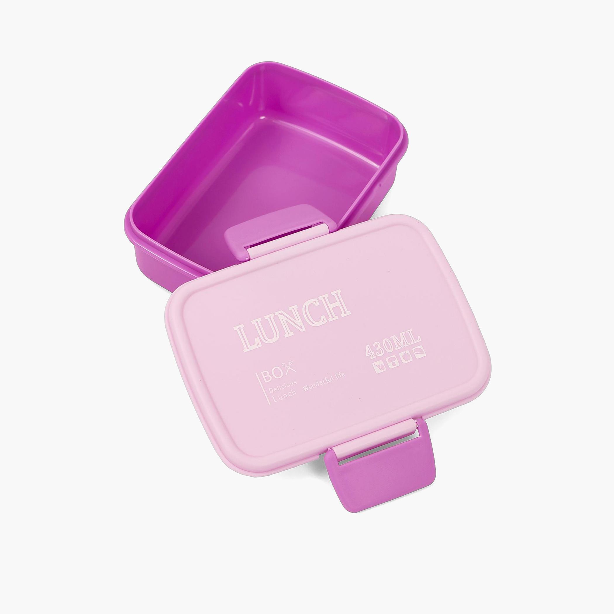 Eazy Kids Lunch Box Wt Bottle - Purple-school-lunchessentials-lunchboxes-image-10