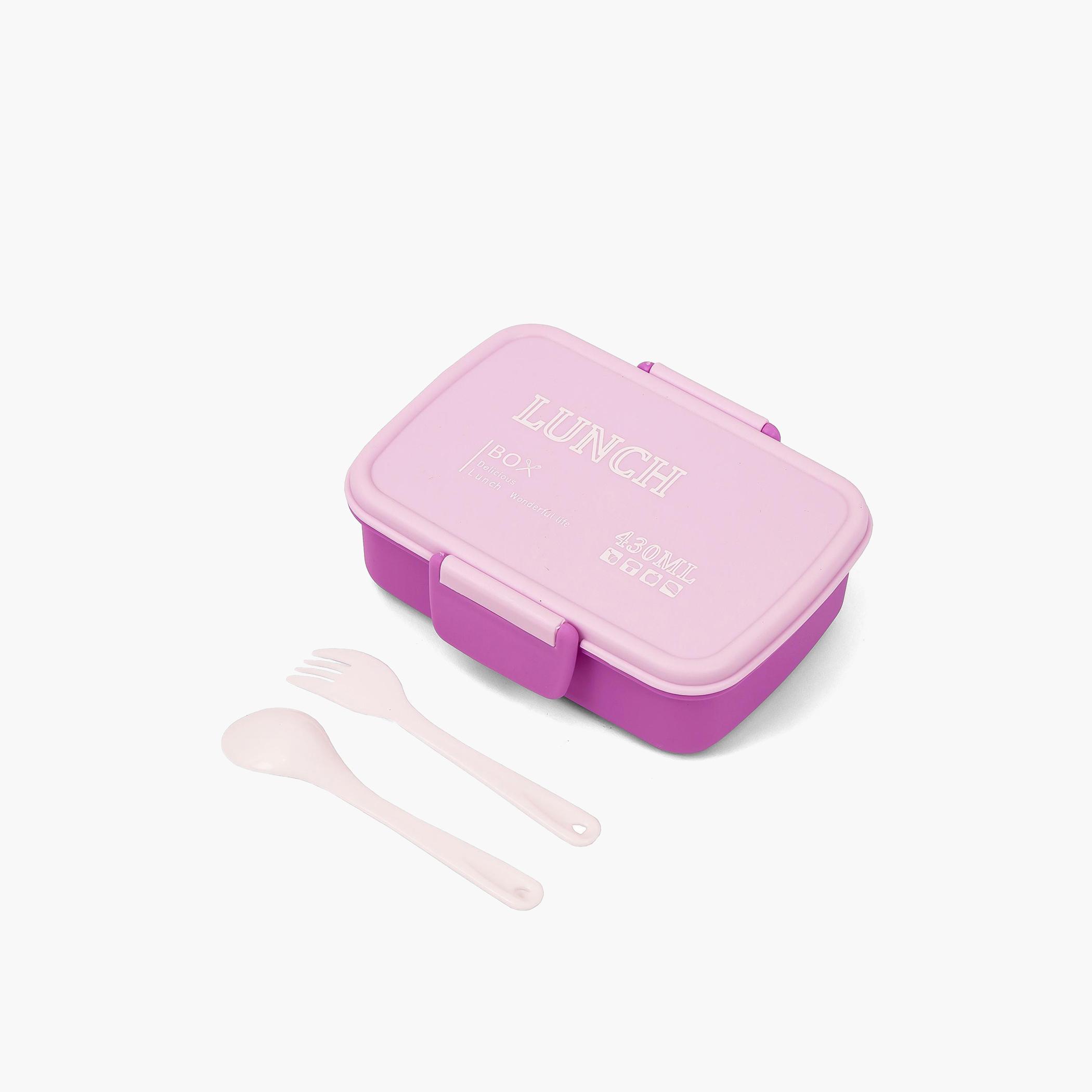 Eazy Kids Lunch Box Wt Bottle - Purple-school-lunchessentials-lunchboxes-image-8