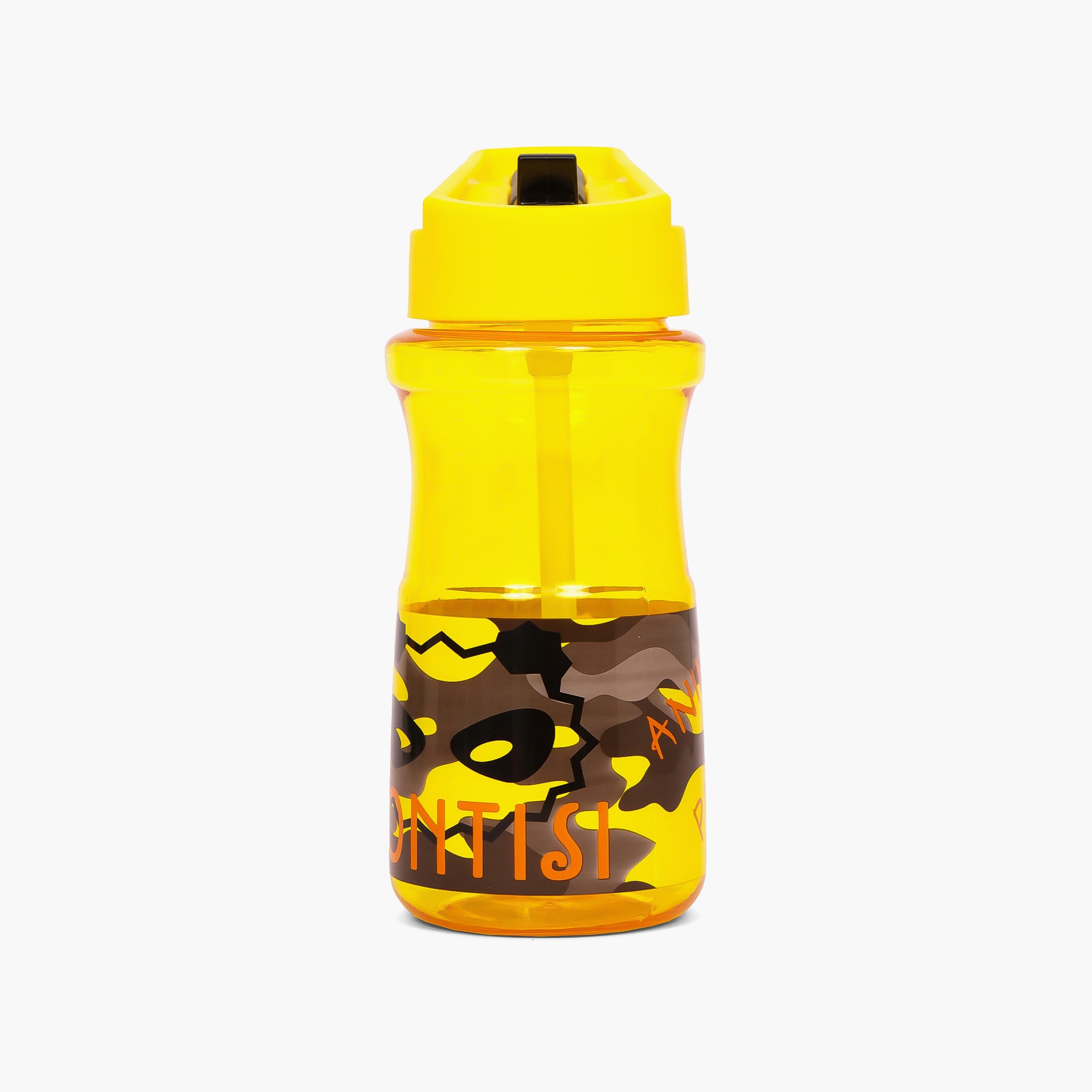 Eazy Kids Water Bottle 500 ML Wt Straw - Yellow-school-waterbottles-image-1