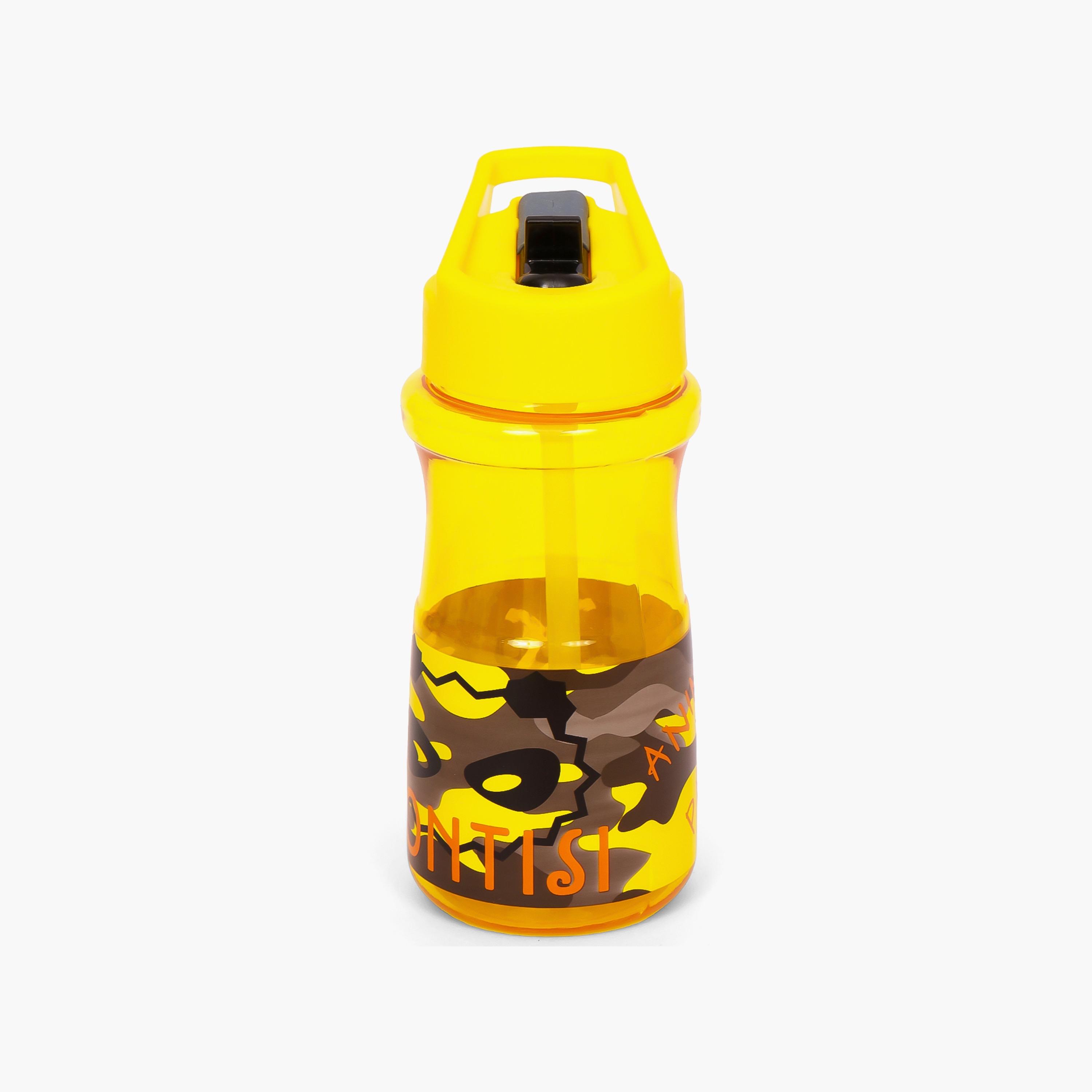 Eazy Kids Water Bottle 500 ML Wt Straw - Yellow-school-waterbottles-image-2