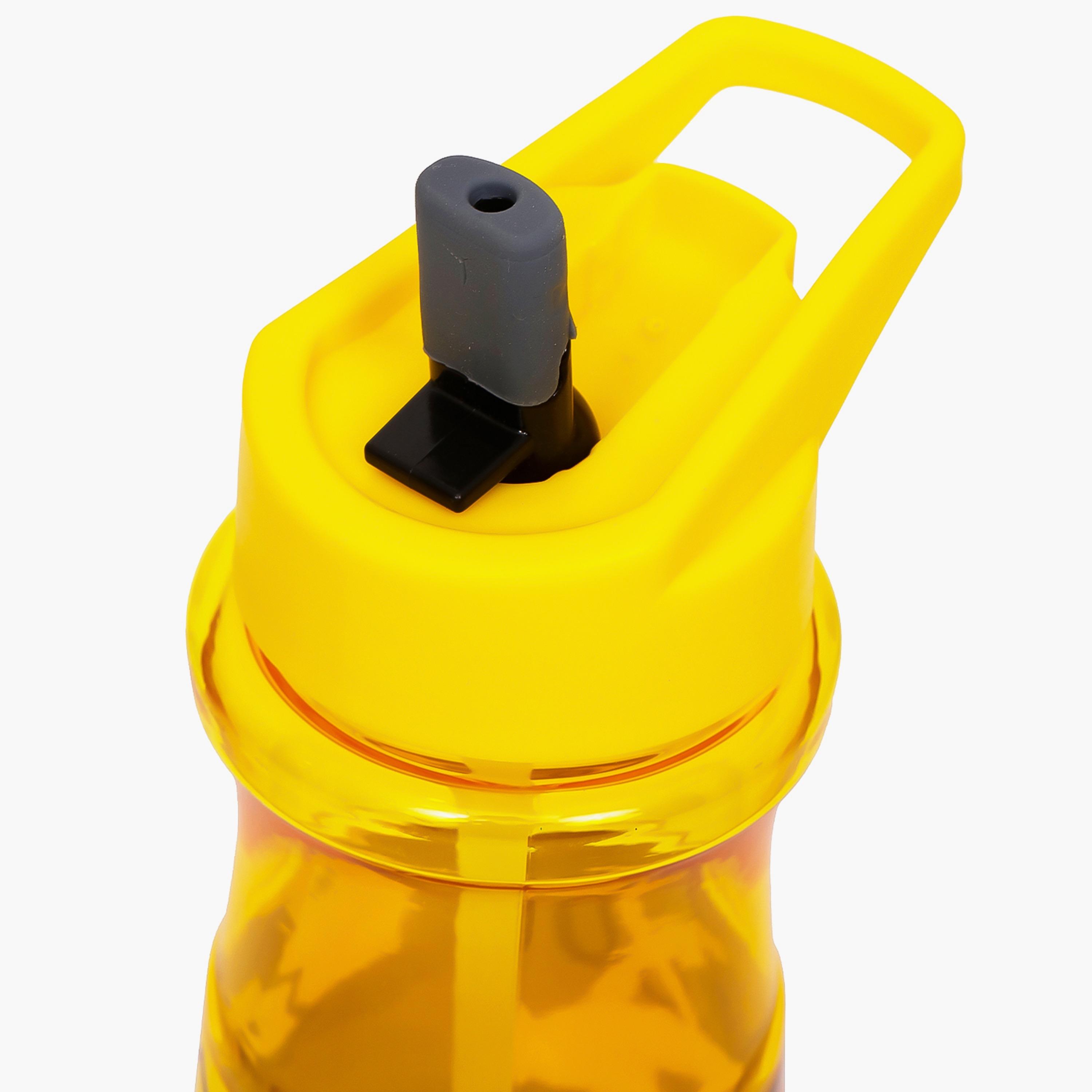Eazy Kids Water Bottle 500 ML Wt Straw - Yellow-school-waterbottles-image-5