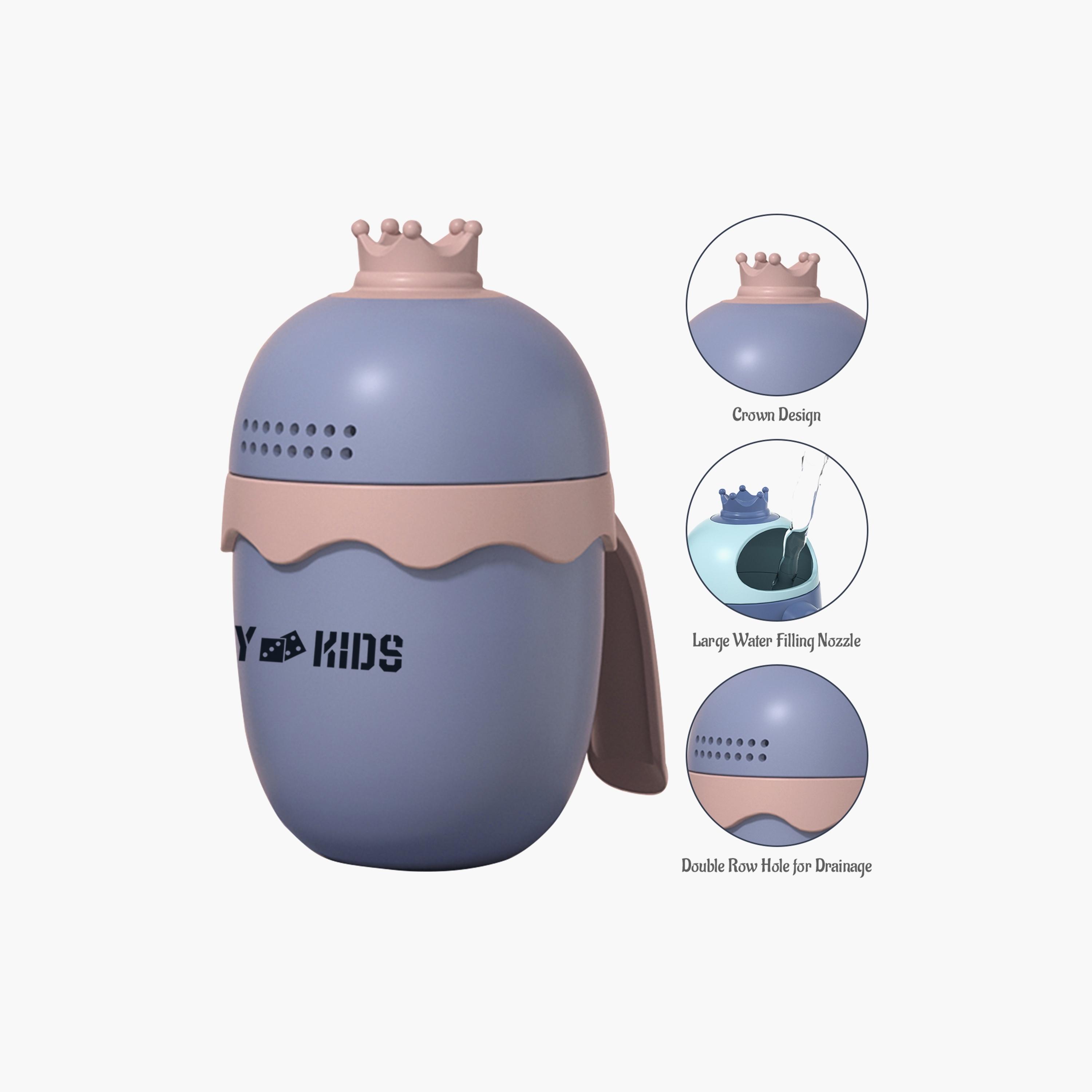 Eazy Kids Royal Baby Head Shampoo Wash Rinse Shower Mug - Purple, 500 ML-baby-bathandcare-bathtubs-image-4
