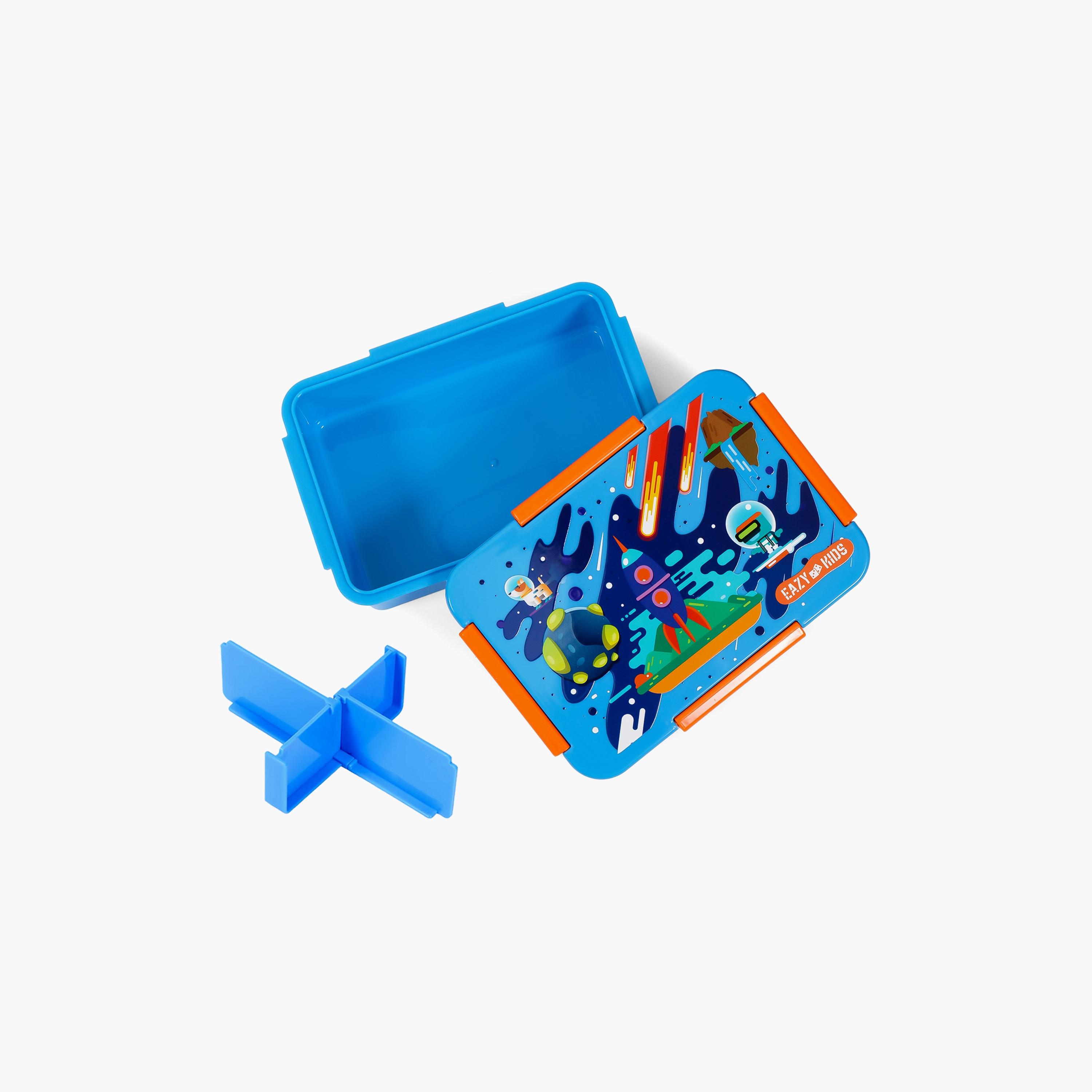 Eazy Kids Lunch Box, Space - Blue, 850 ML-school-lunchessentials-lunchboxes-image-2
