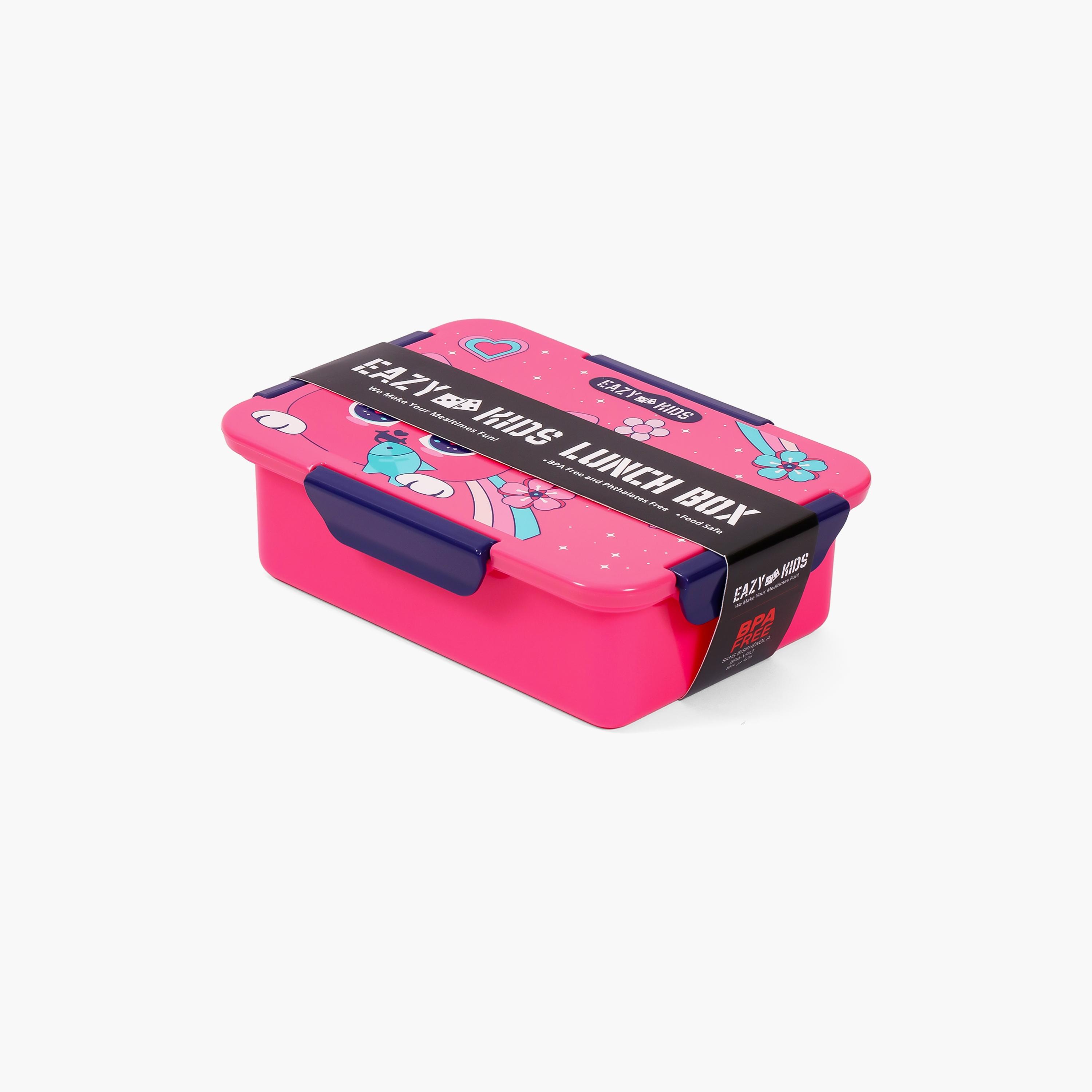 Eazy Kids Lunch Box, Cat - Pink, 850 ML-school-lunchessentials-lunchboxes-image-5