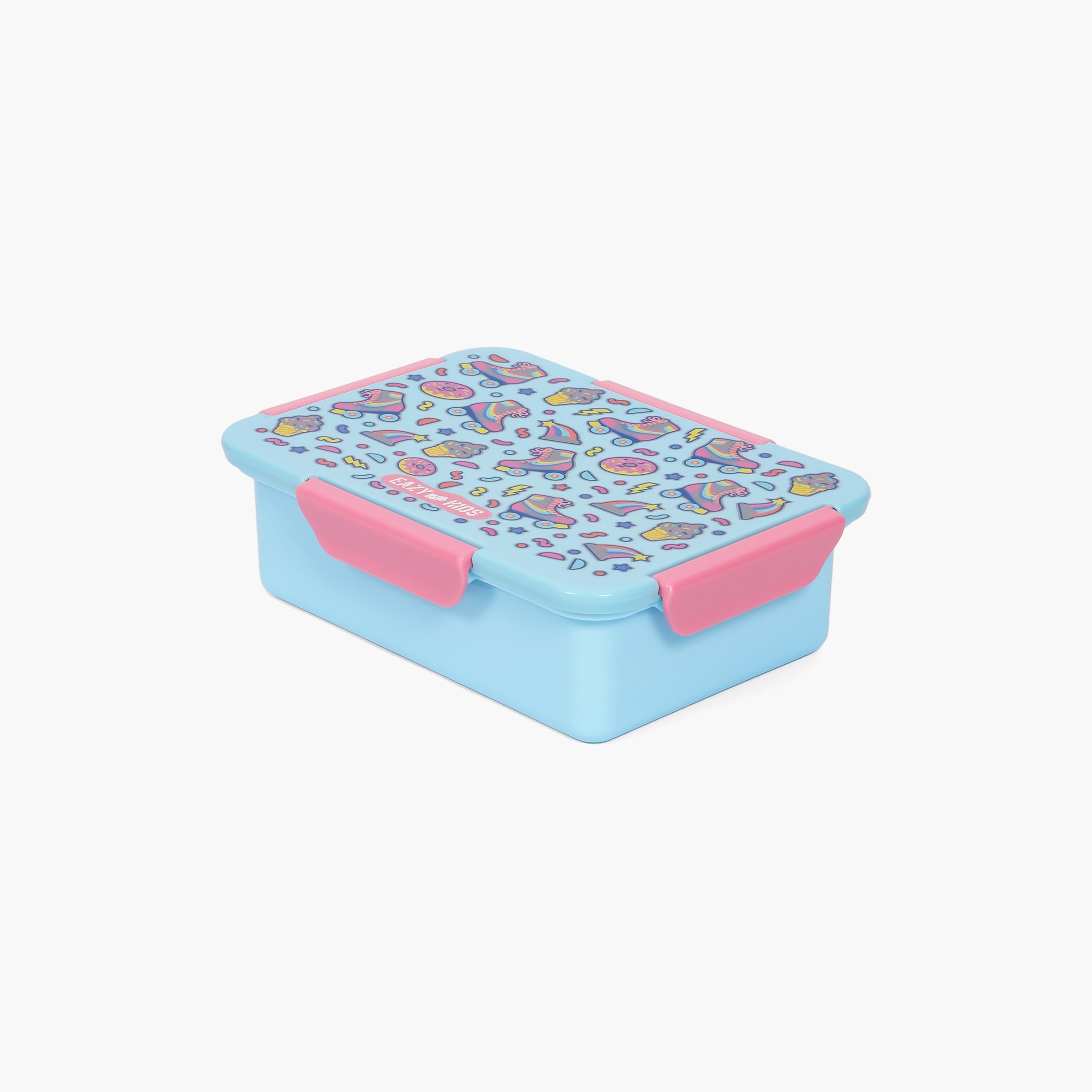 Eazy Kids Lunch Box, Gen Z Skater - Blue, 850 ML-school-lunchessentials-lunchboxes-image-1