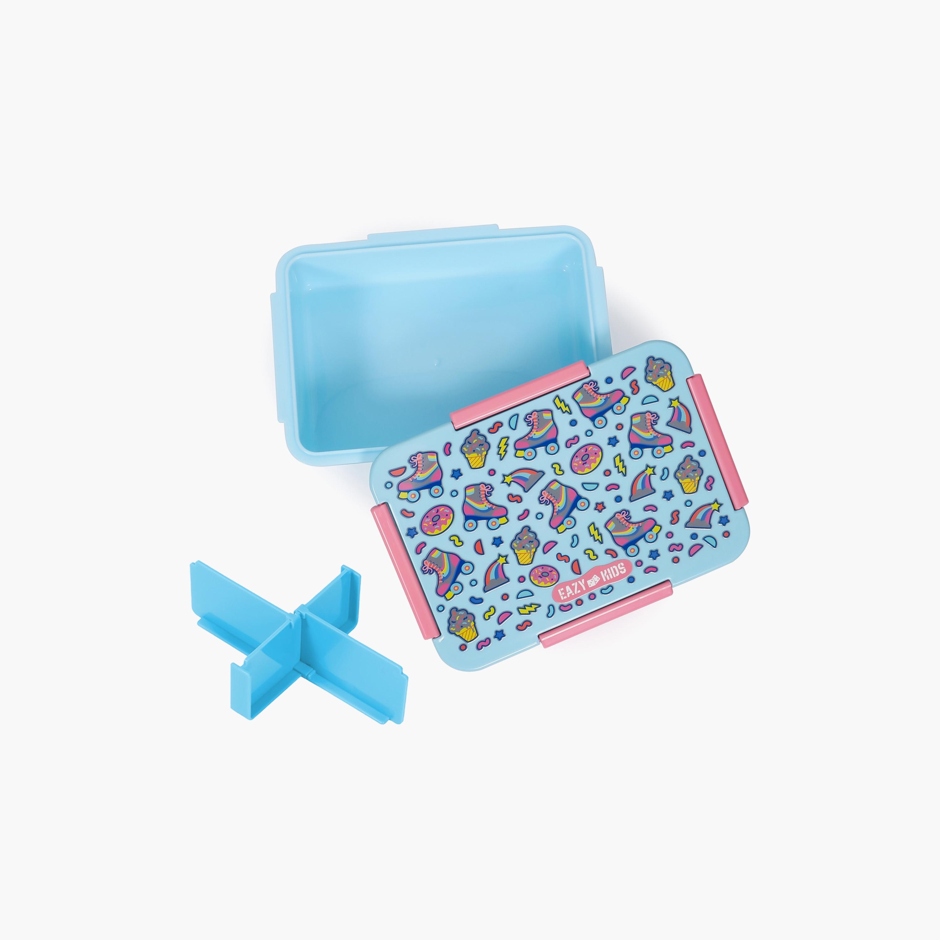 Eazy Kids Lunch Box, Gen Z Skater - Blue, 850 ML-school-lunchessentials-lunchboxes-image-2