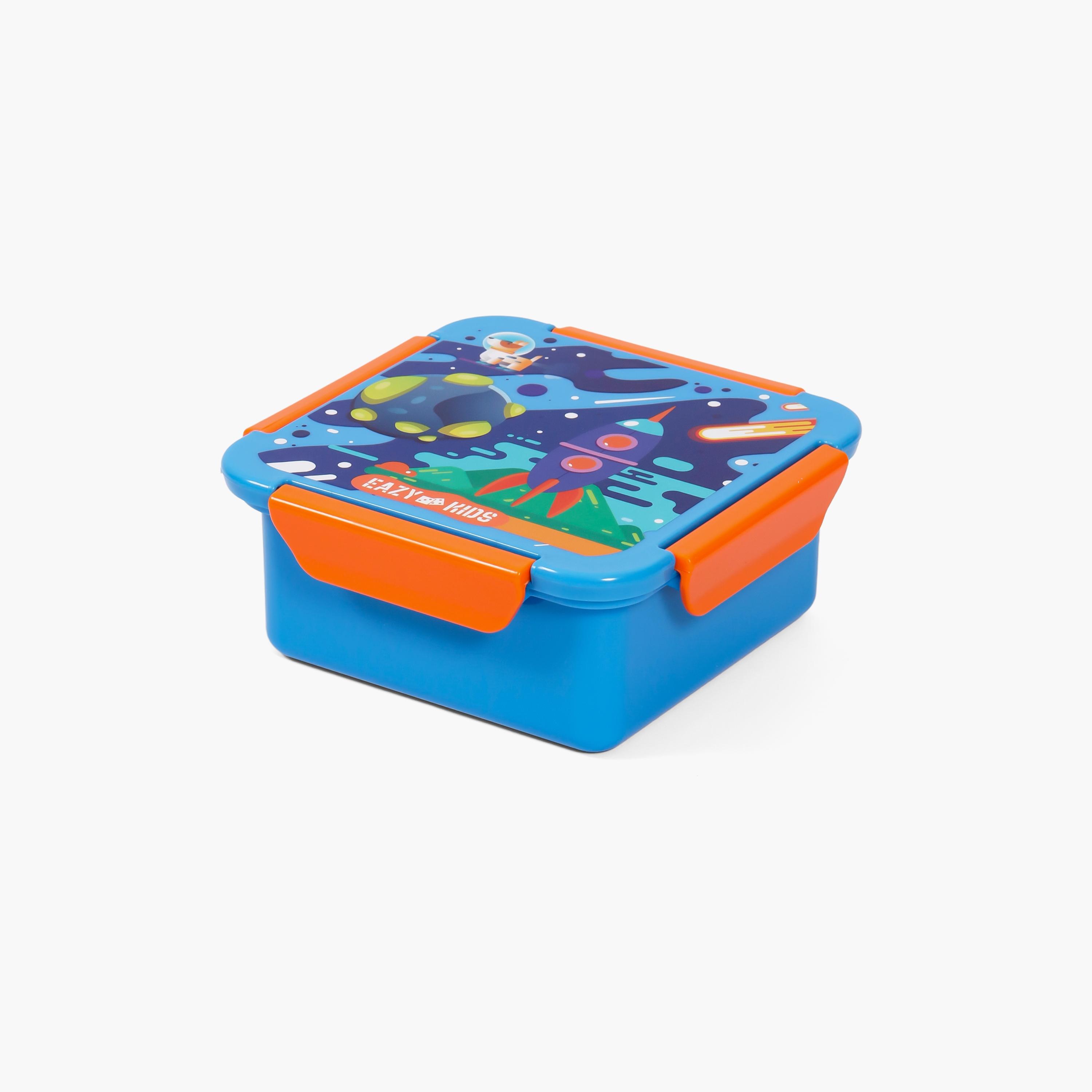 Eazy Kids Lunch Box, Space - Blue, 650 ML-school-lunchessentials-lunchboxes-image-1