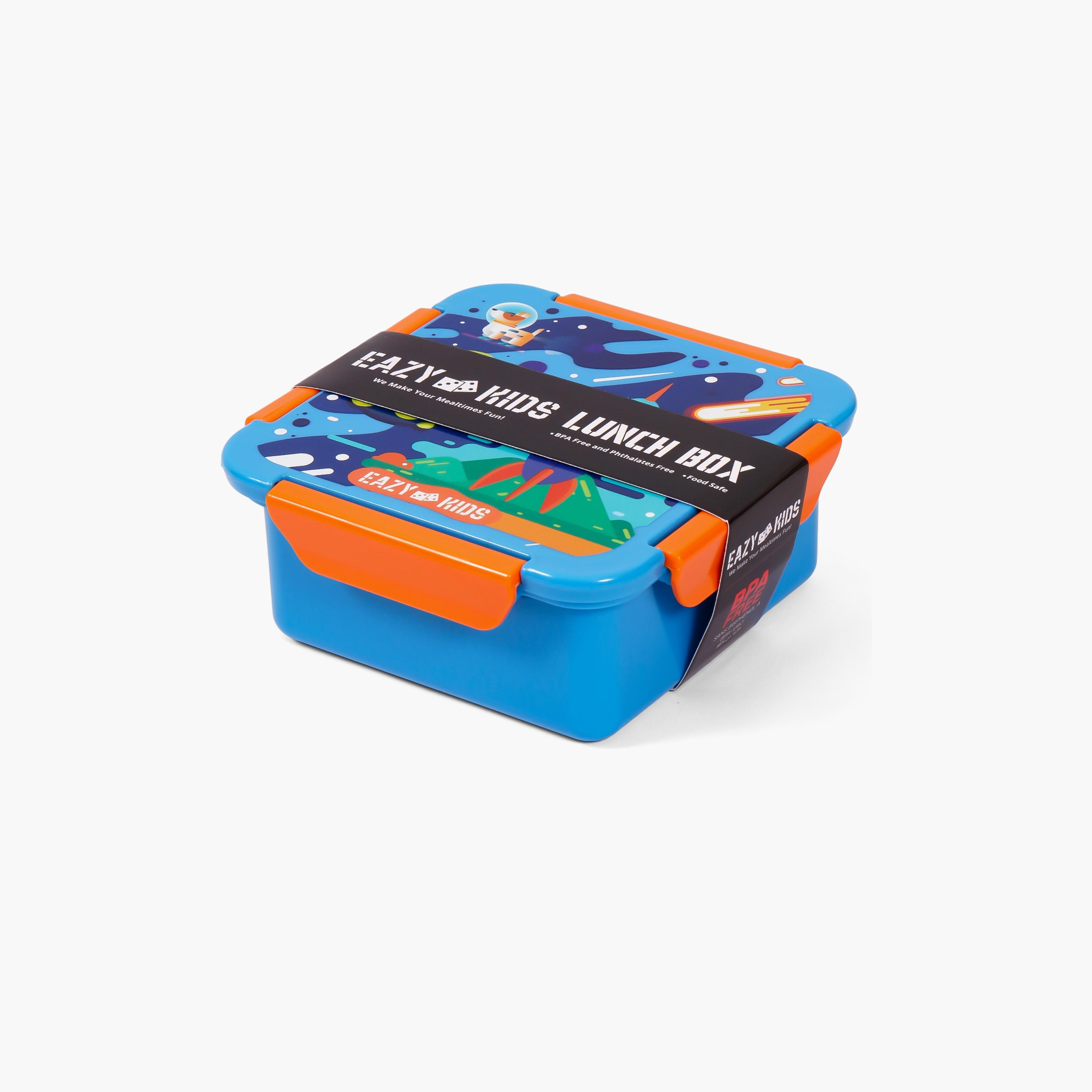 Eazy Kids Lunch Box, Space - Blue, 650 ML-school-lunchessentials-lunchboxes-image-2