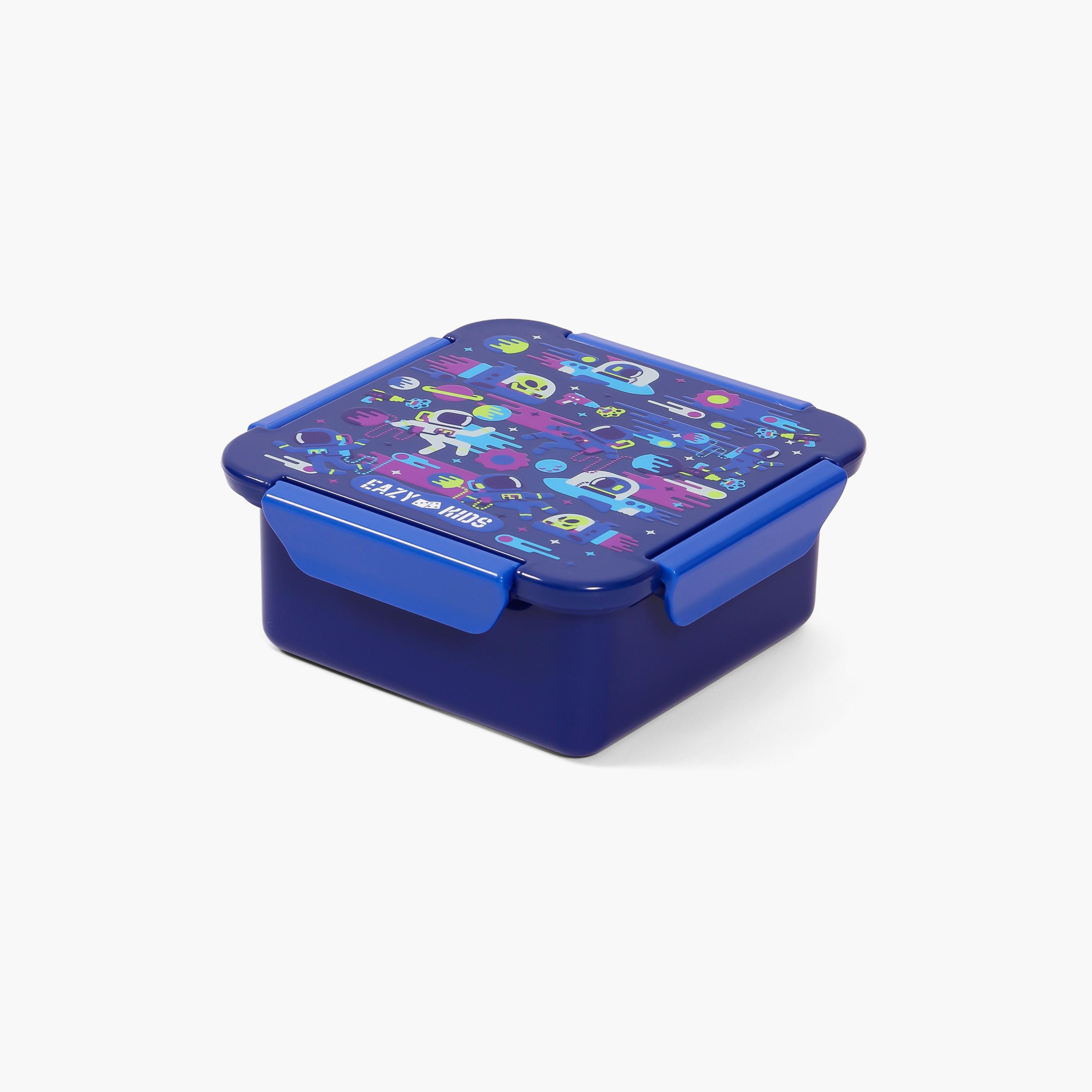 علبة غداء 650 مل من إيزي كيدز - رائد الفضاء - أزرق-school-lunchessentials-lunchboxes-image-1