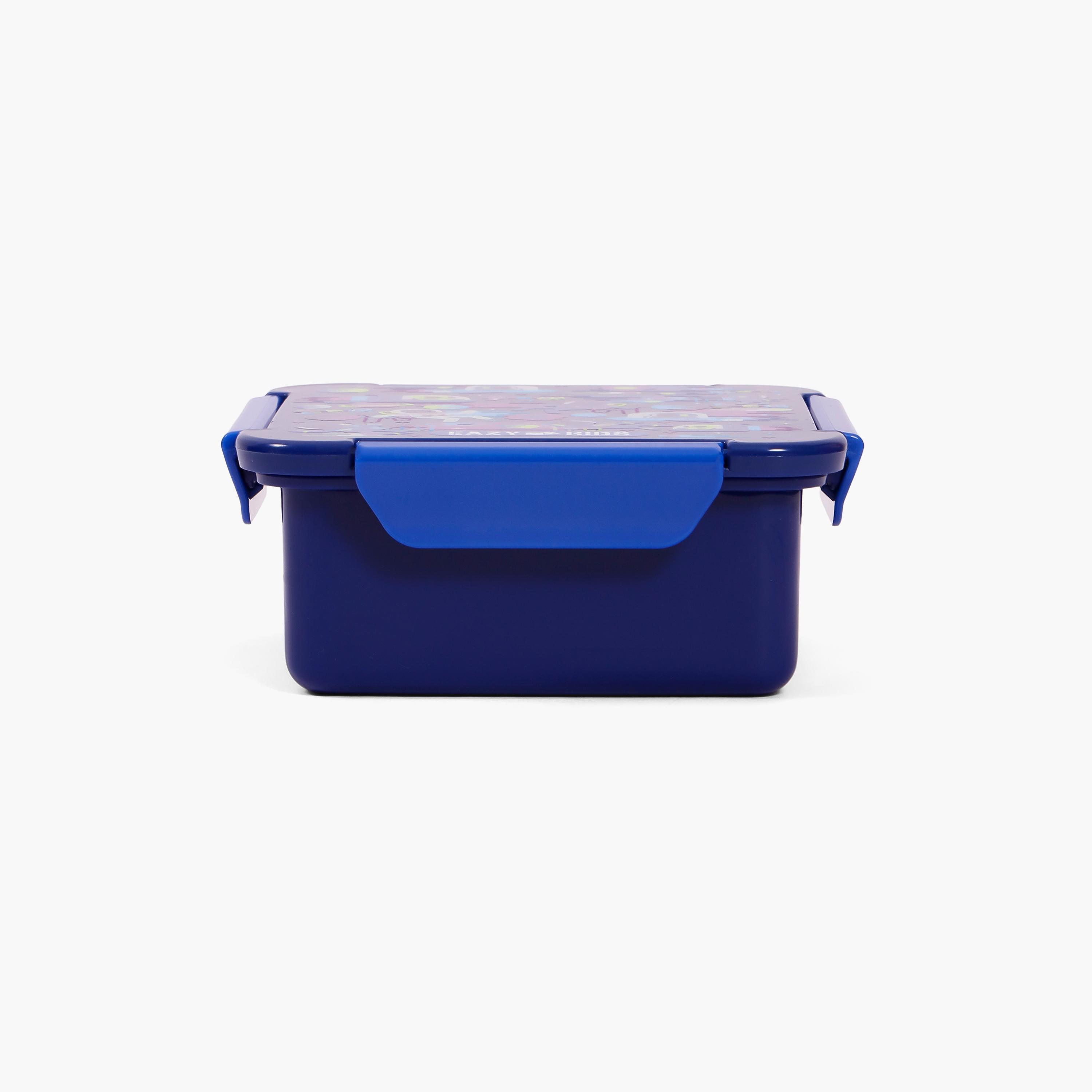 علبة غداء 650 مل من إيزي كيدز - رائد الفضاء - أزرق-school-lunchessentials-lunchboxes-image-3