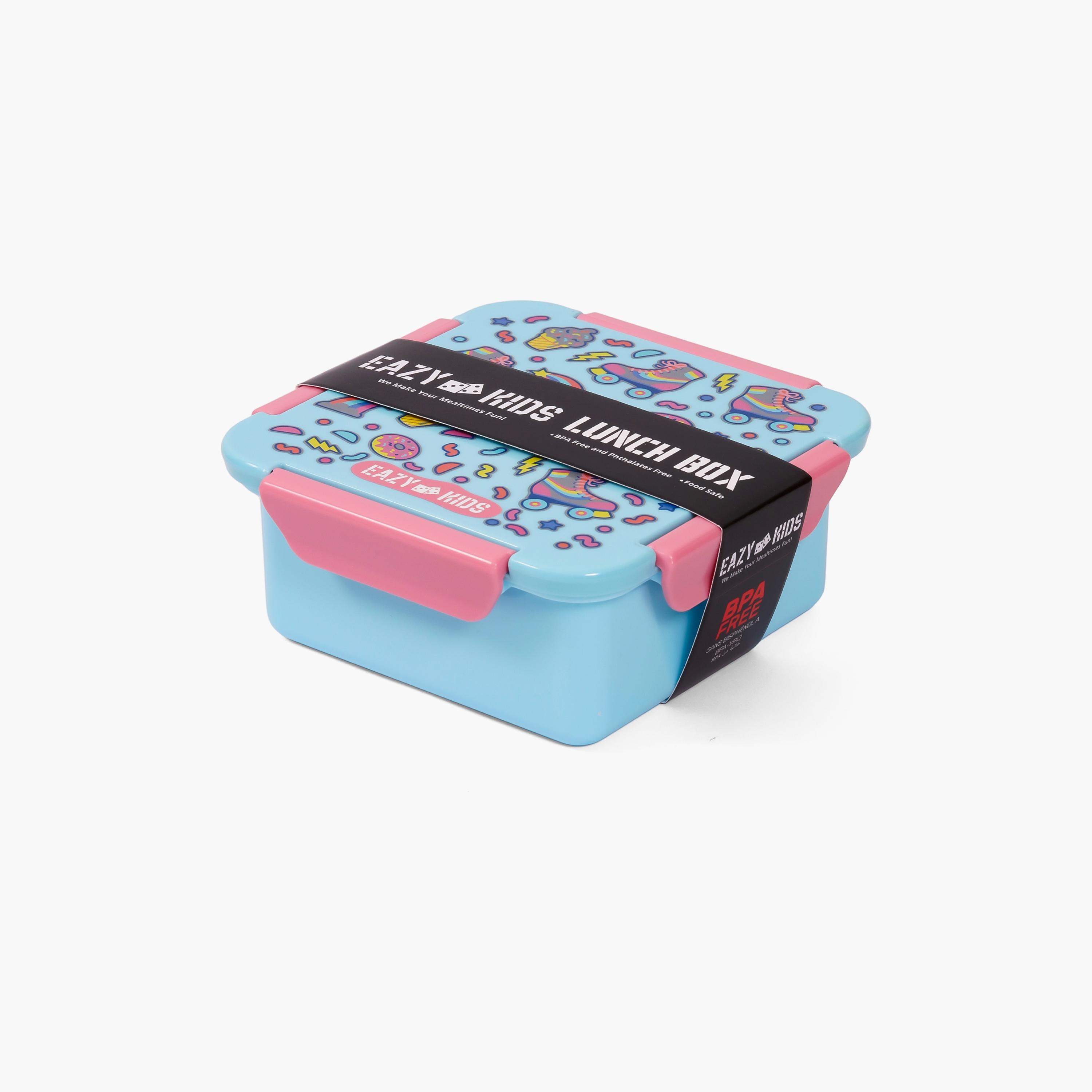 Eazy Kids Lunch Box, Gen Z Skater - Blue, 650 ML-school-lunchessentials-lunchboxes-image-2