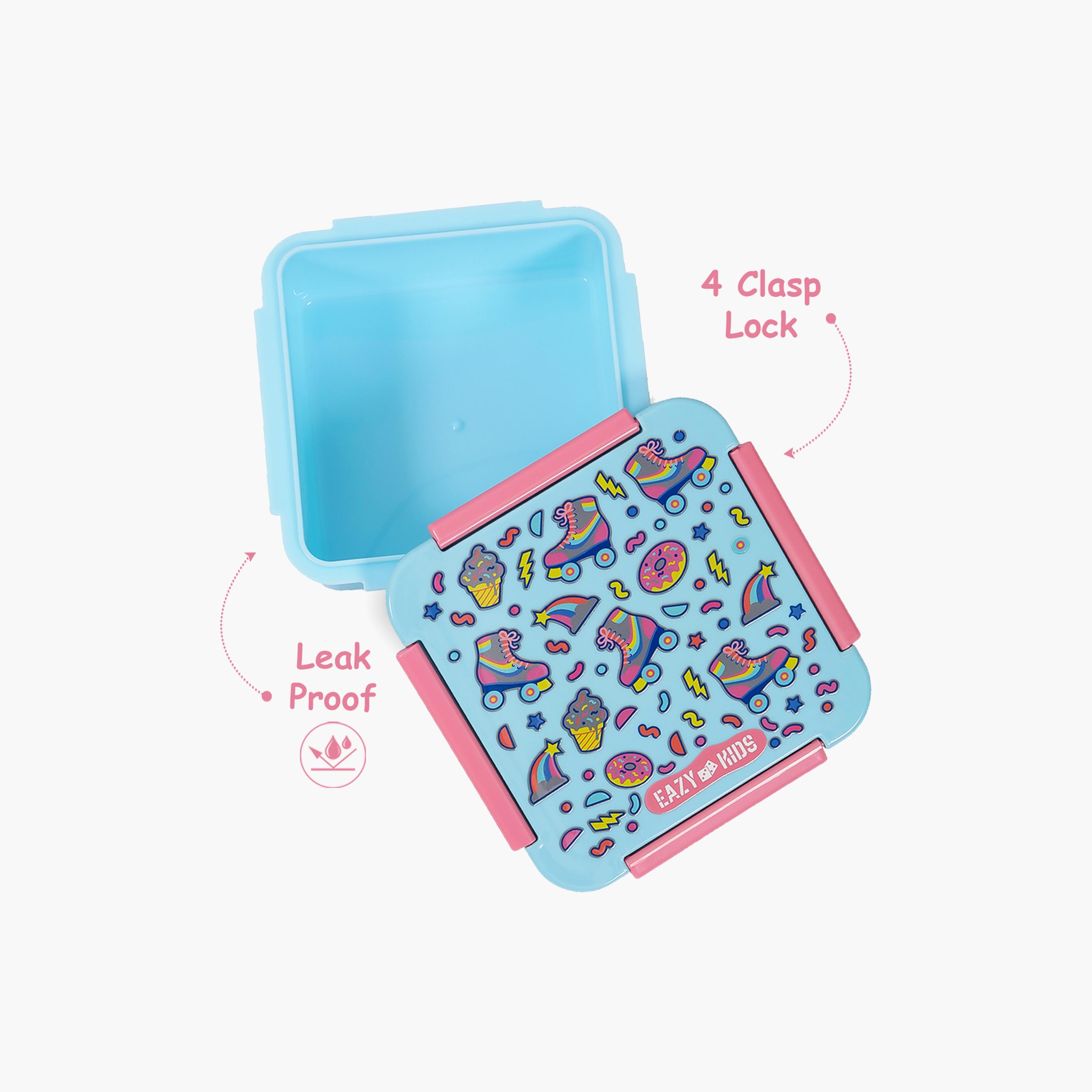 Eazy Kids Lunch Box, Gen Z Skater - Blue, 650 ML-school-lunchessentials-lunchboxes-image-3