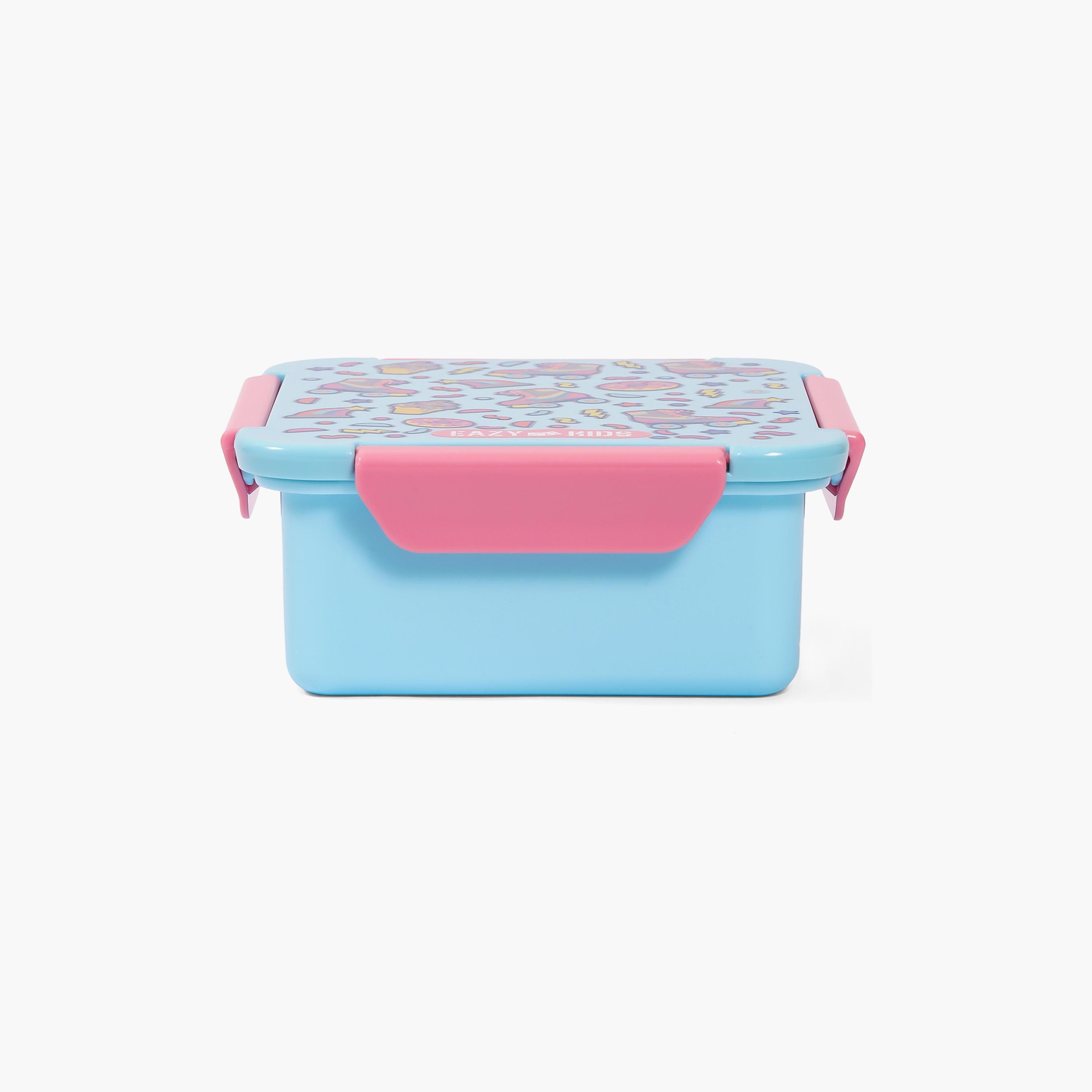 Eazy Kids Lunch Box, Gen Z Skater - Blue, 650 ML-school-lunchessentials-lunchboxes-image-4