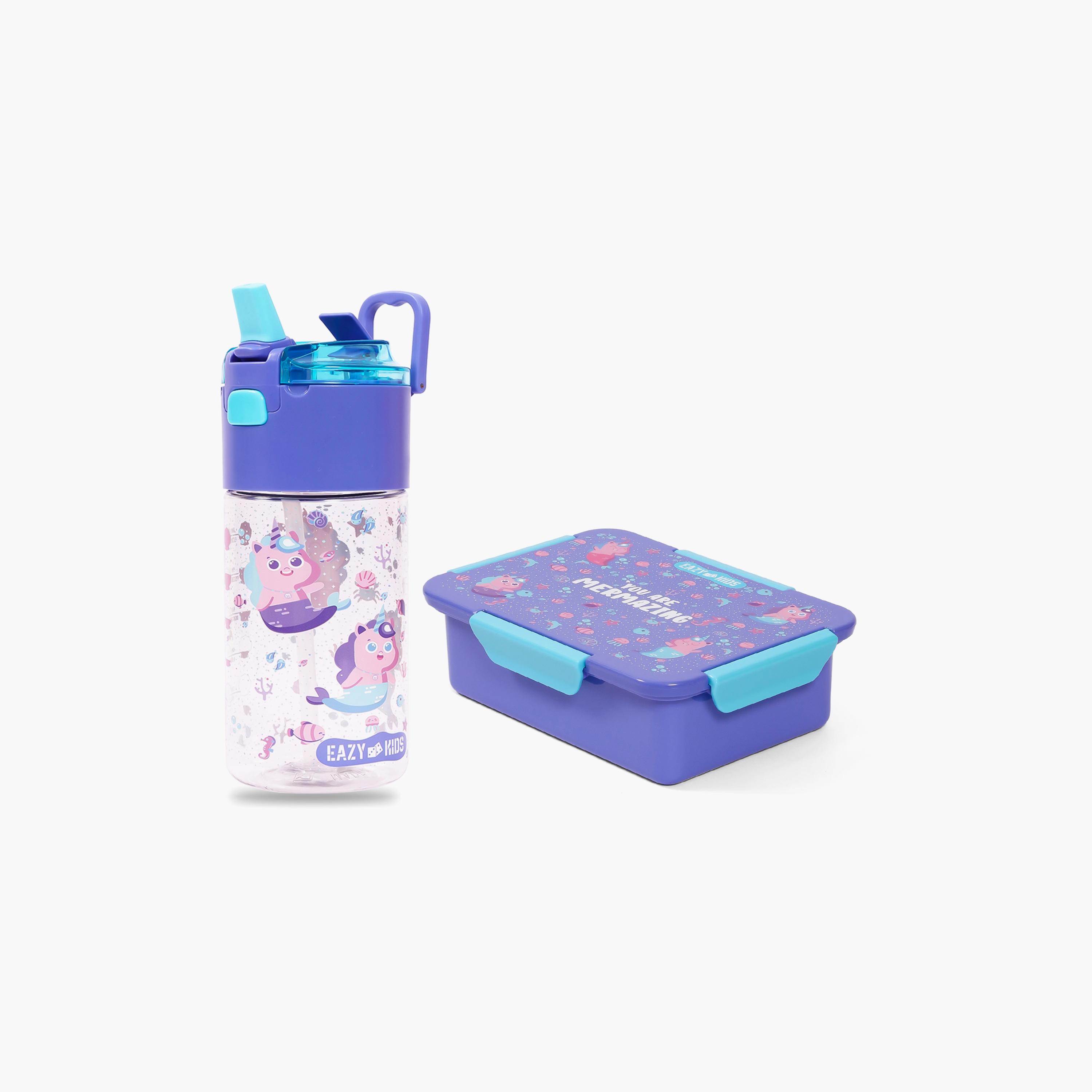 Kids lunch box with water online bottle