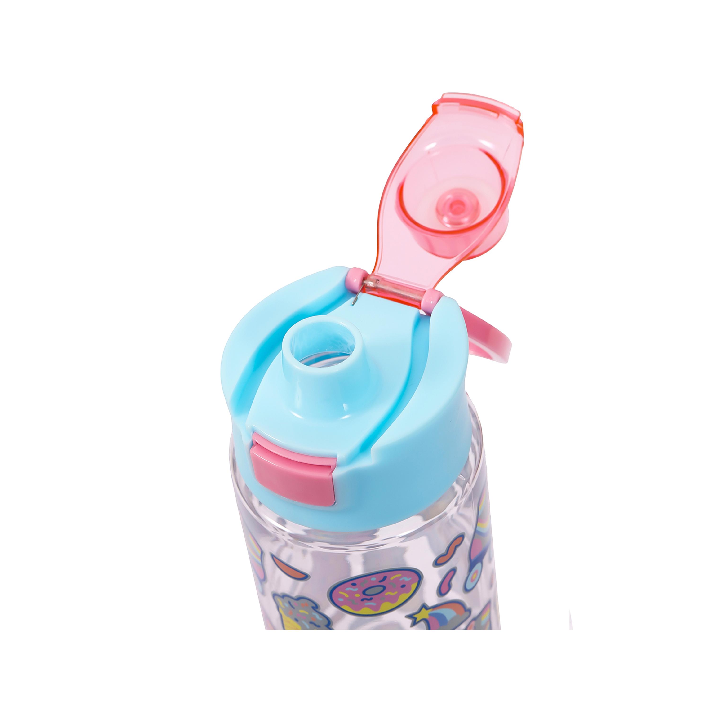 Eazy Kids Lunch Box And Tritan Water Bottle W/ Flip Lid, Gen Z Skater - Blue, 750 ML-school-lunchessentials-sets-image-11