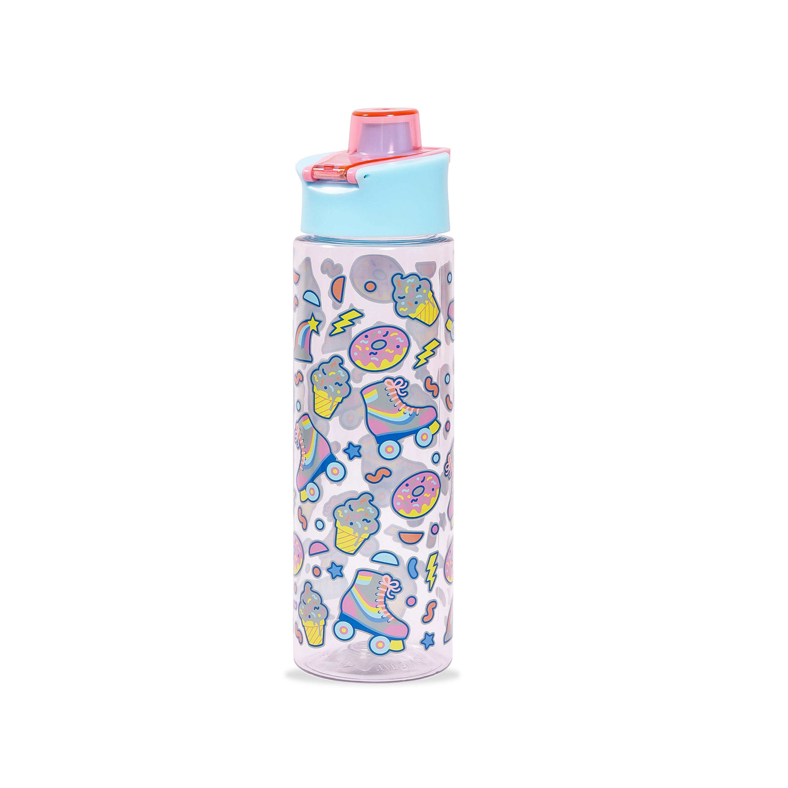 Eazy Kids Lunch Box And Tritan Water Bottle W/ Flip Lid, Gen Z Skater - Blue, 750 ML-school-lunchessentials-sets-image-22