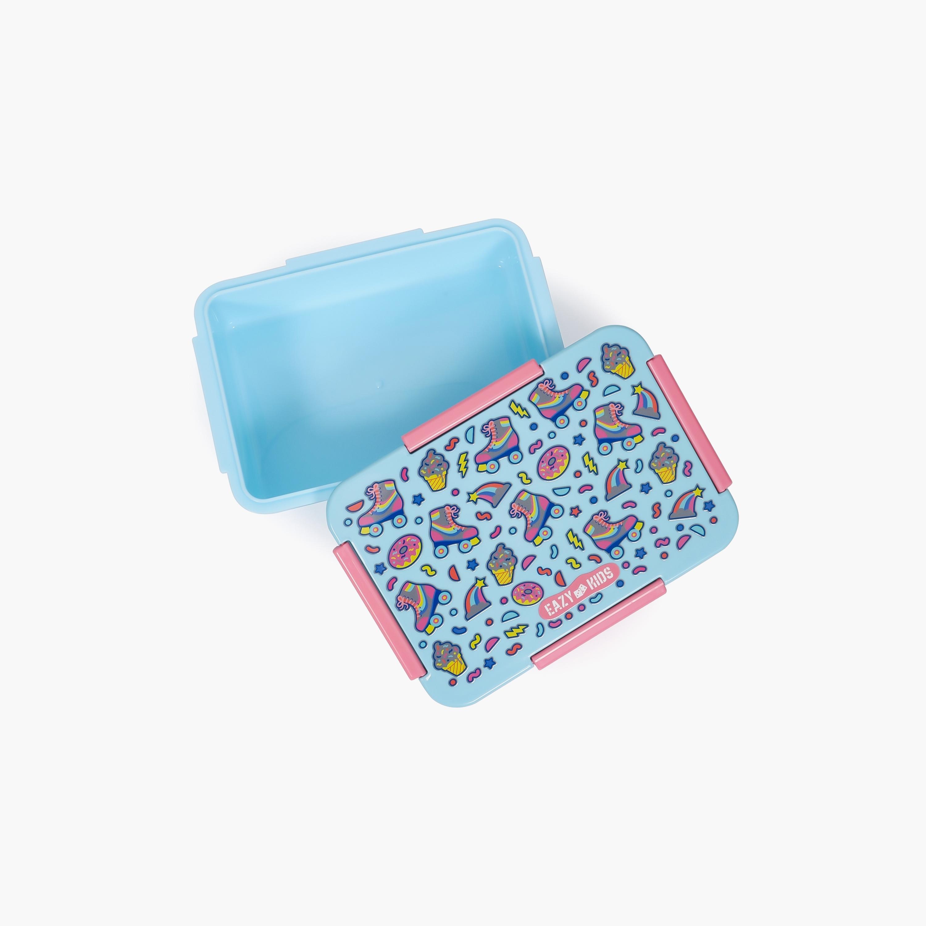 Eazy Kids Lunch Box Set, Gen Z Skater - Blue-school-lunchessentials-lunchboxes-image-2
