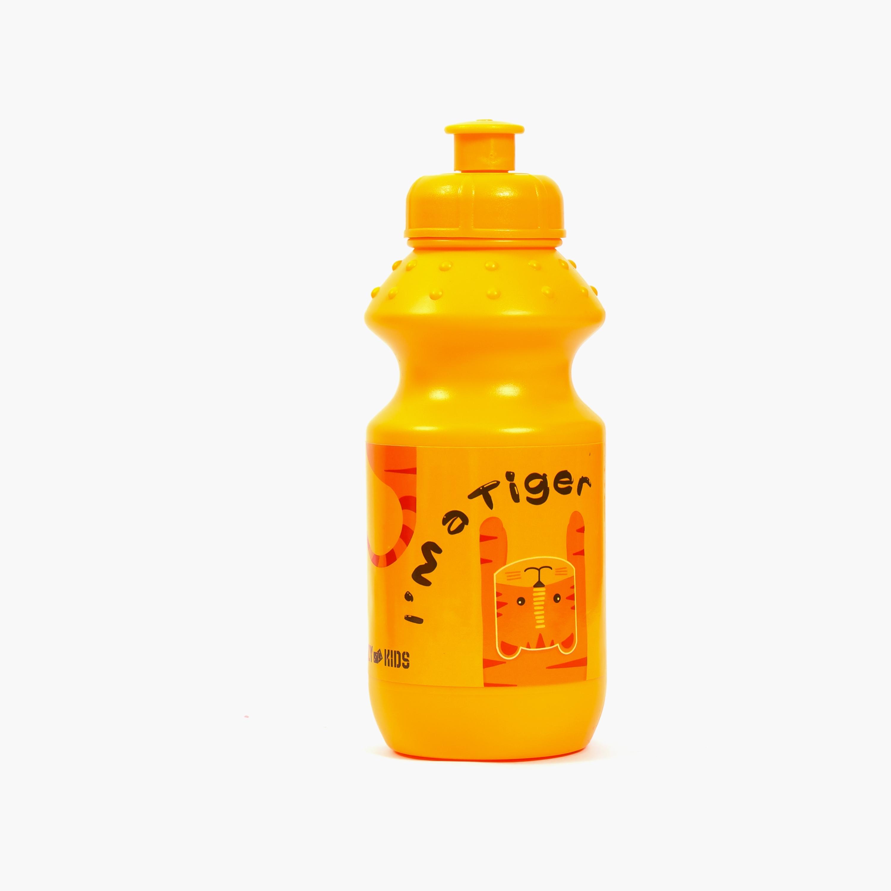 علبة غداء وزجاجة المياه مع شنطة من إيزي كيدز - أصفر النمر-school-waterbottles-image-5