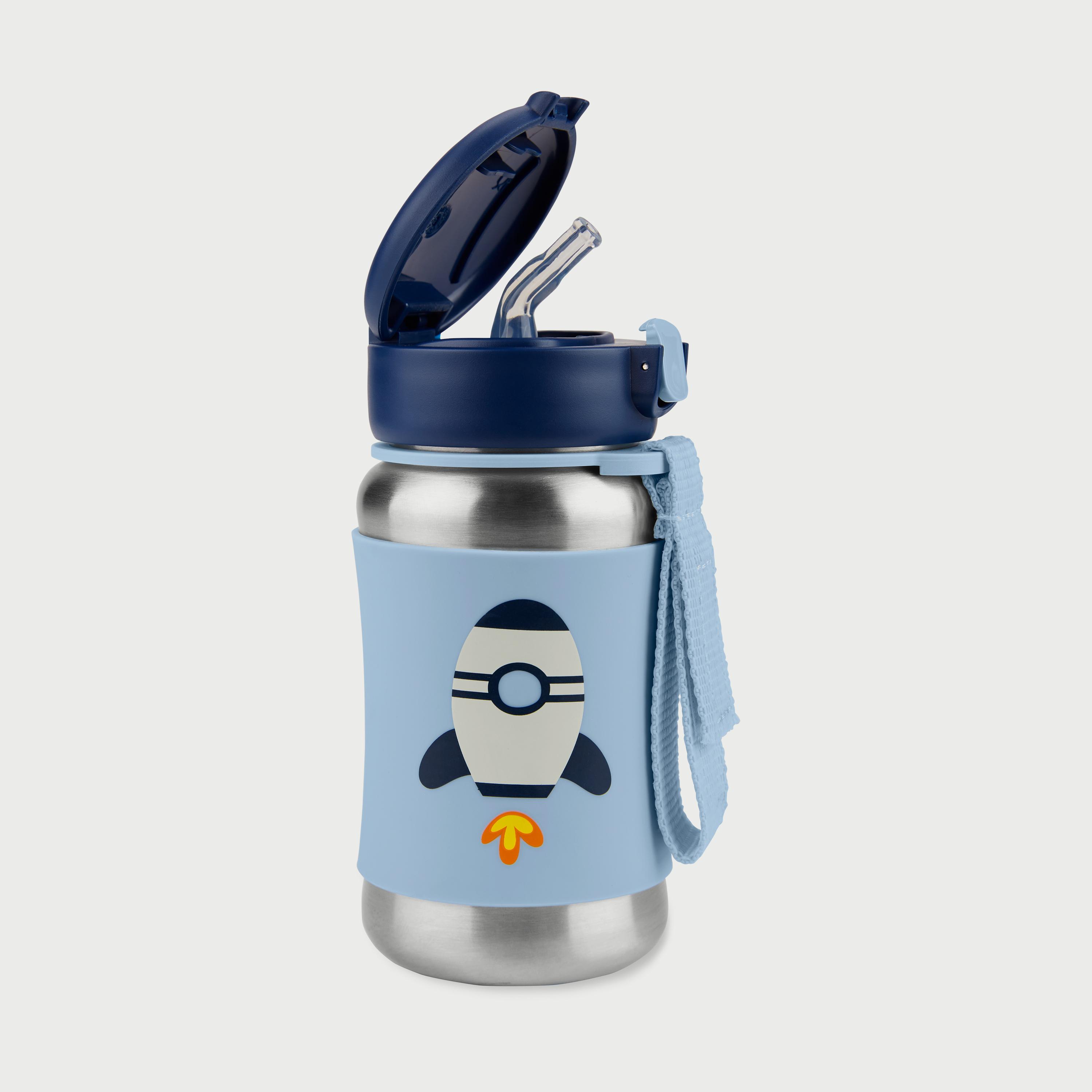 زجاجة بماصة سبارك ستايل SS من سكيب هوب - 350 مل-school-waterbottles-image-2