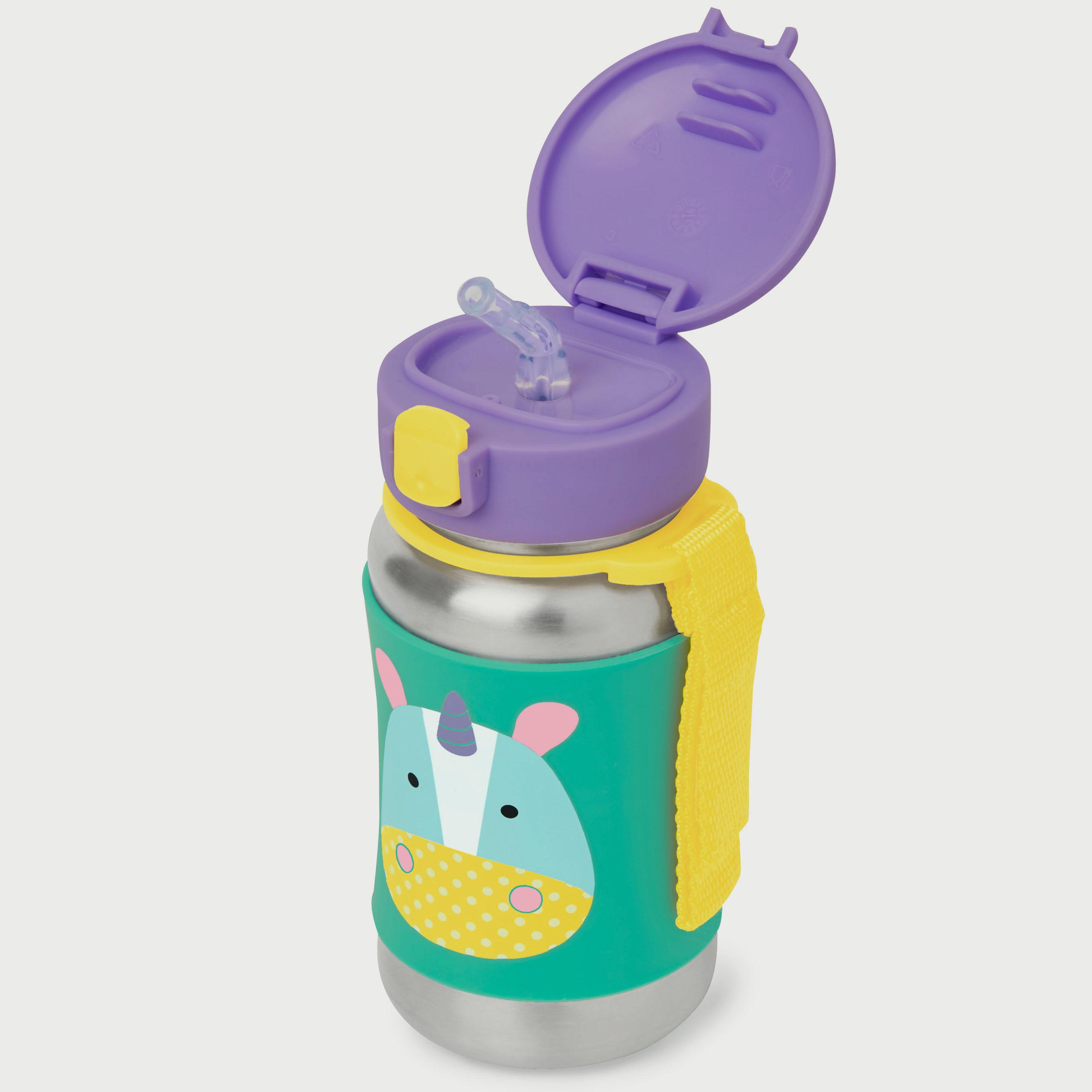 زجاجة بماصة استانليس زوو من سكيب هوب - 350 مل-school-waterbottles-image-4