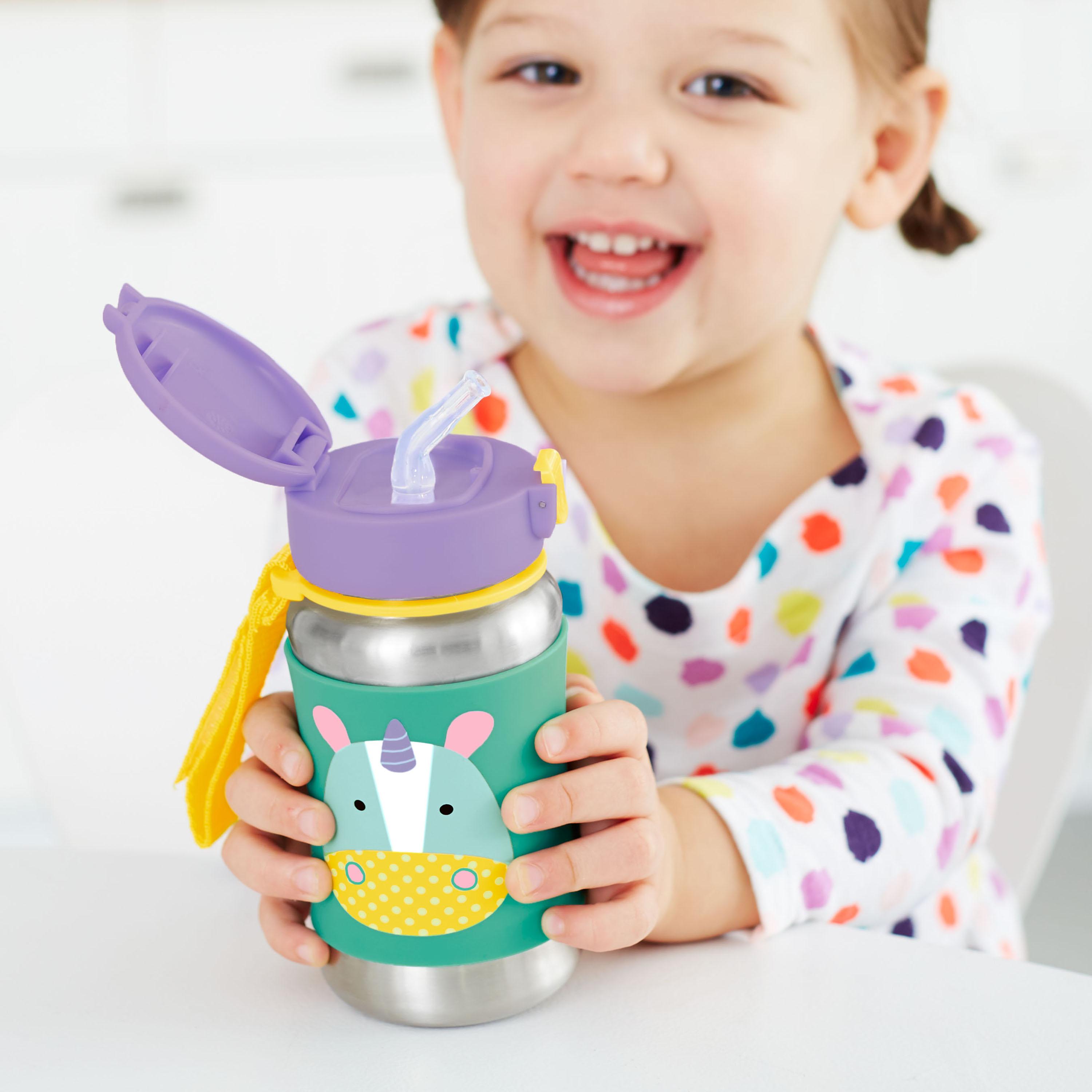 زجاجة بماصة استانليس زوو من سكيب هوب - 350 مل-school-waterbottles-image-9