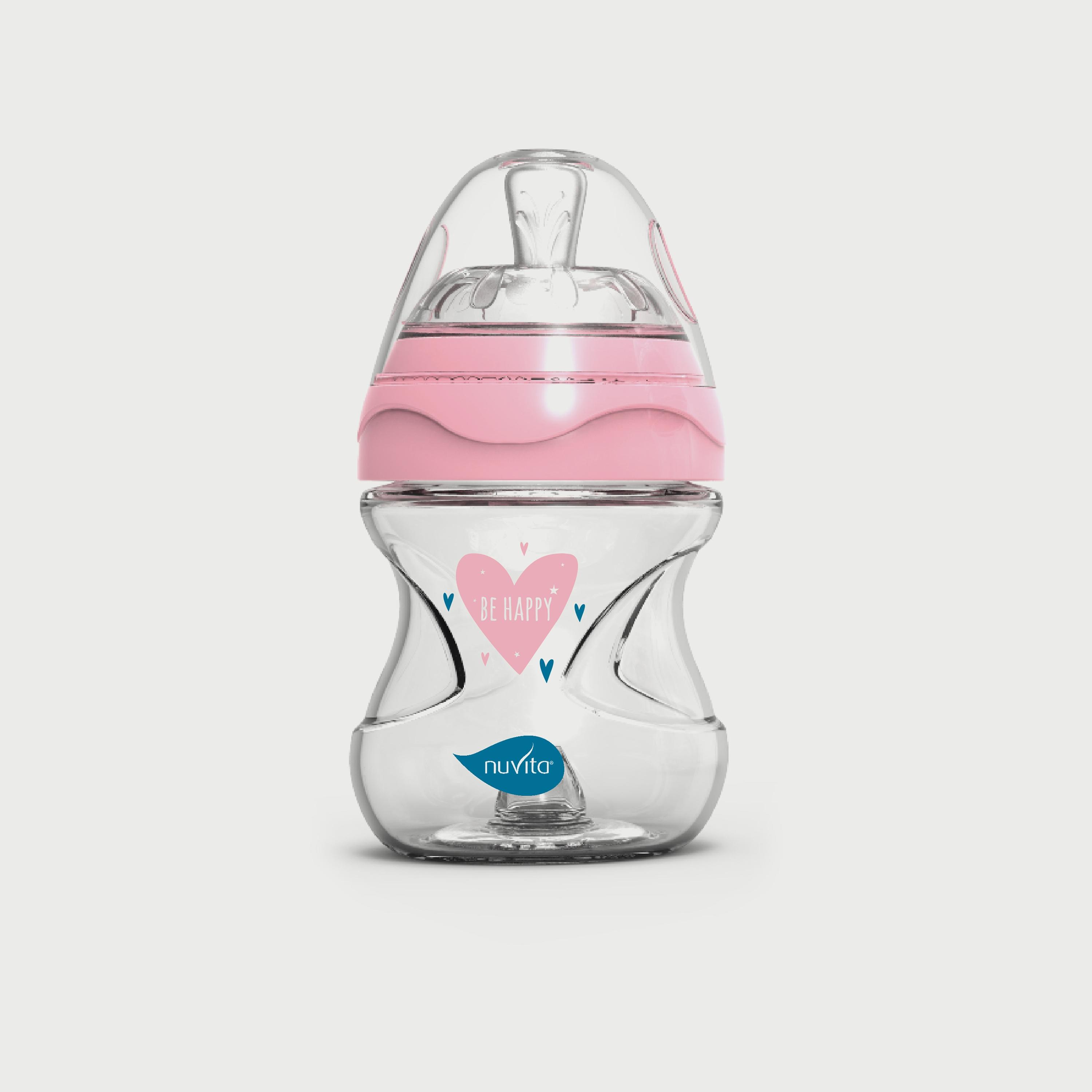 Nuvita Mimic Collection Baby Bottle - 150 ML-baby-feeding-feedingbottles-bottlesandteats-image-2
