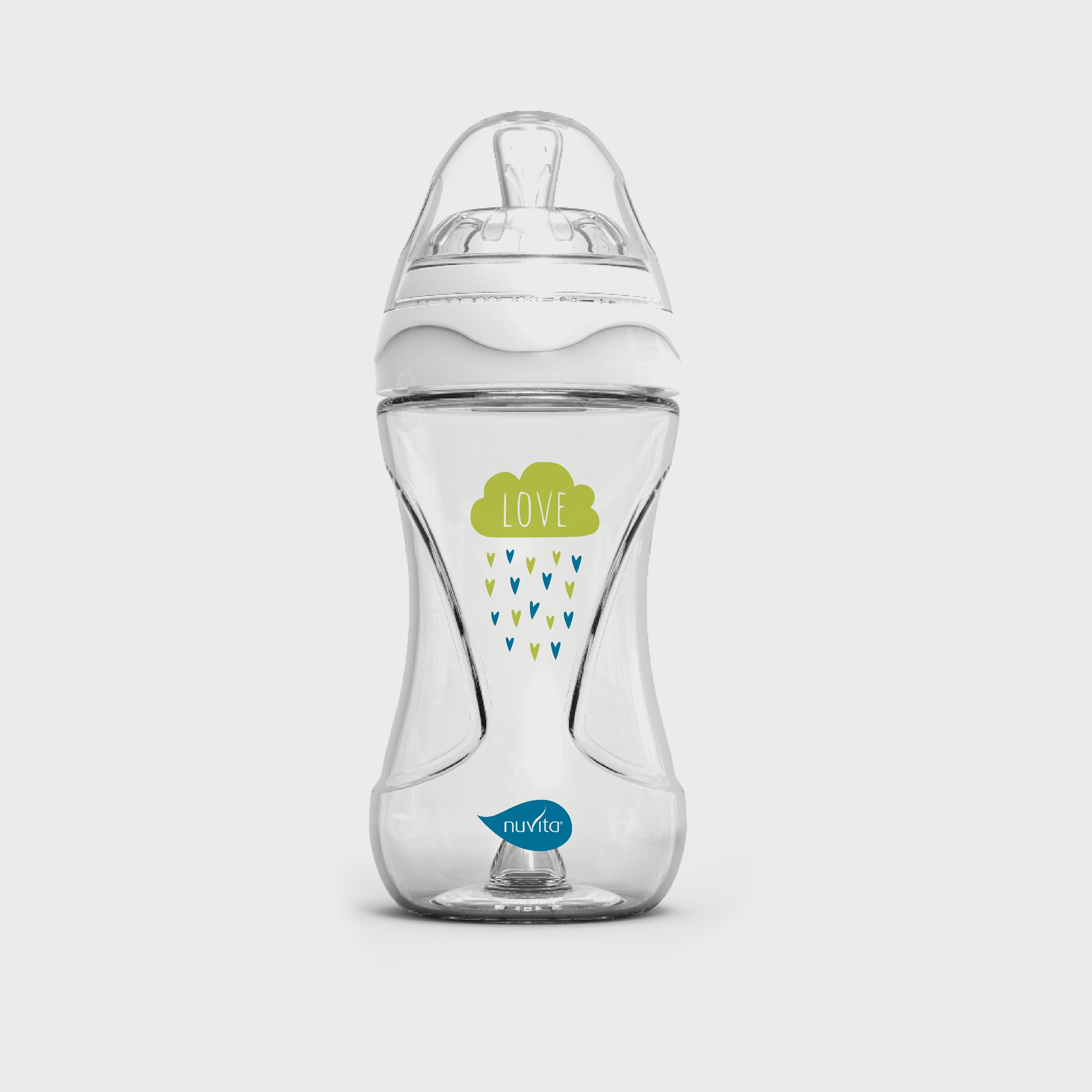 Nuvita Mimic Collection Baby Bottle - 250 ML-baby-feeding-feedingbottles-bottlesandteats-image-3