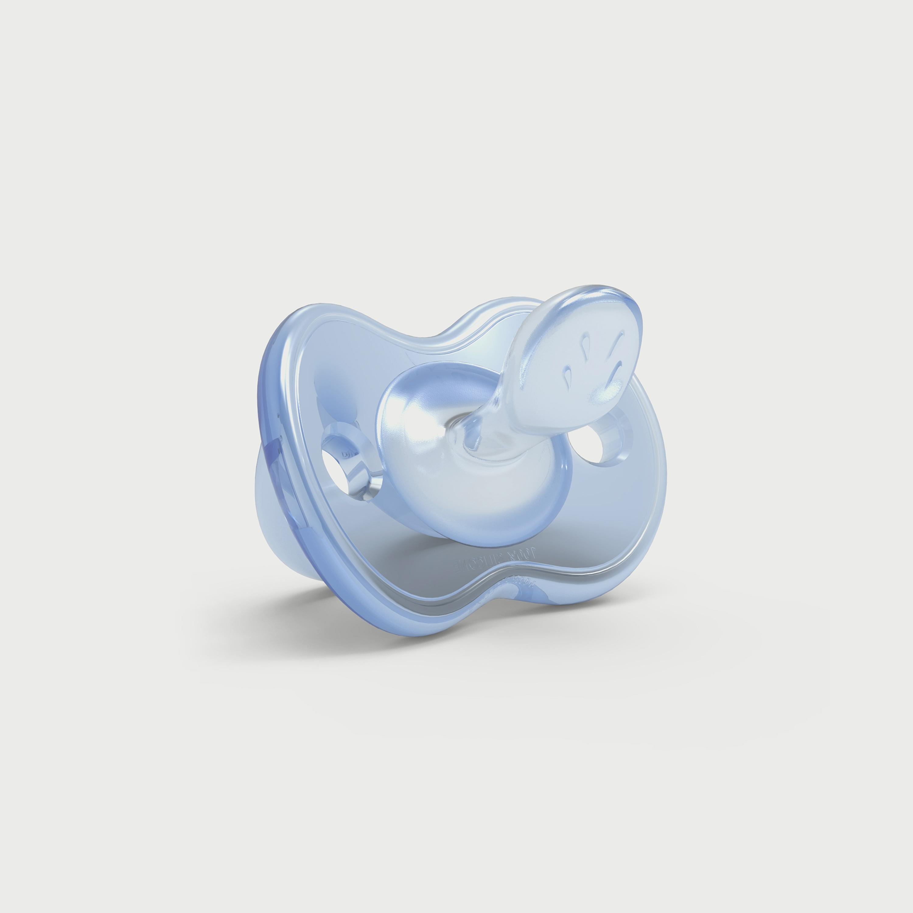 لهاية أورثوسوفت سيليكون من نوفيتا - أزرق فاتح-baby-feeding-pacifiers-image-1