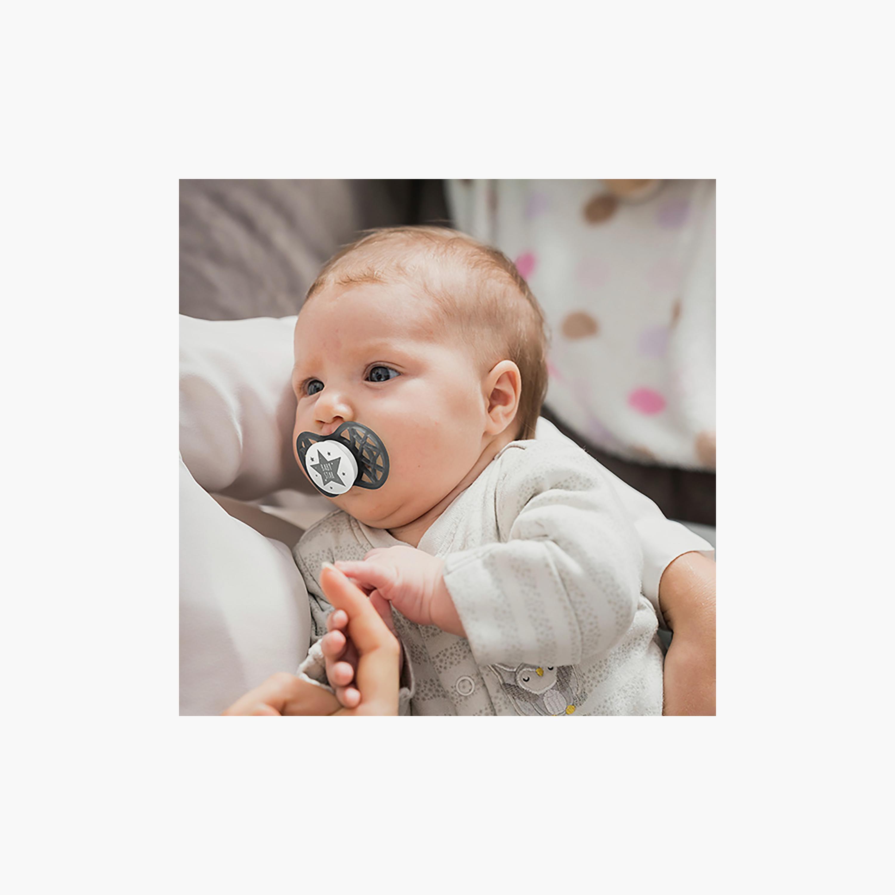 Nuvita Soother With Orthodontic Teat - Rose Quartz-baby-feeding-pacifiers-image-5