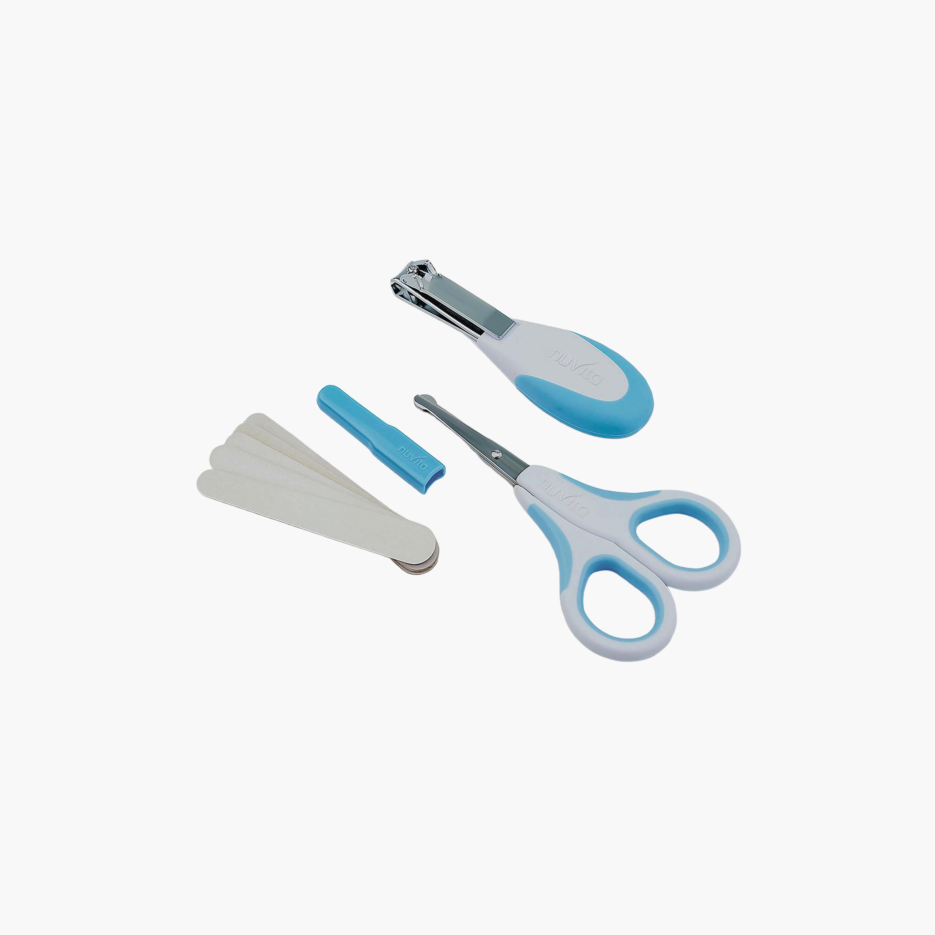 Nuvita 3-Piece Nail-Care Kit - Cool Blue-baby-bathandcare-hairbodyskincare-image-1