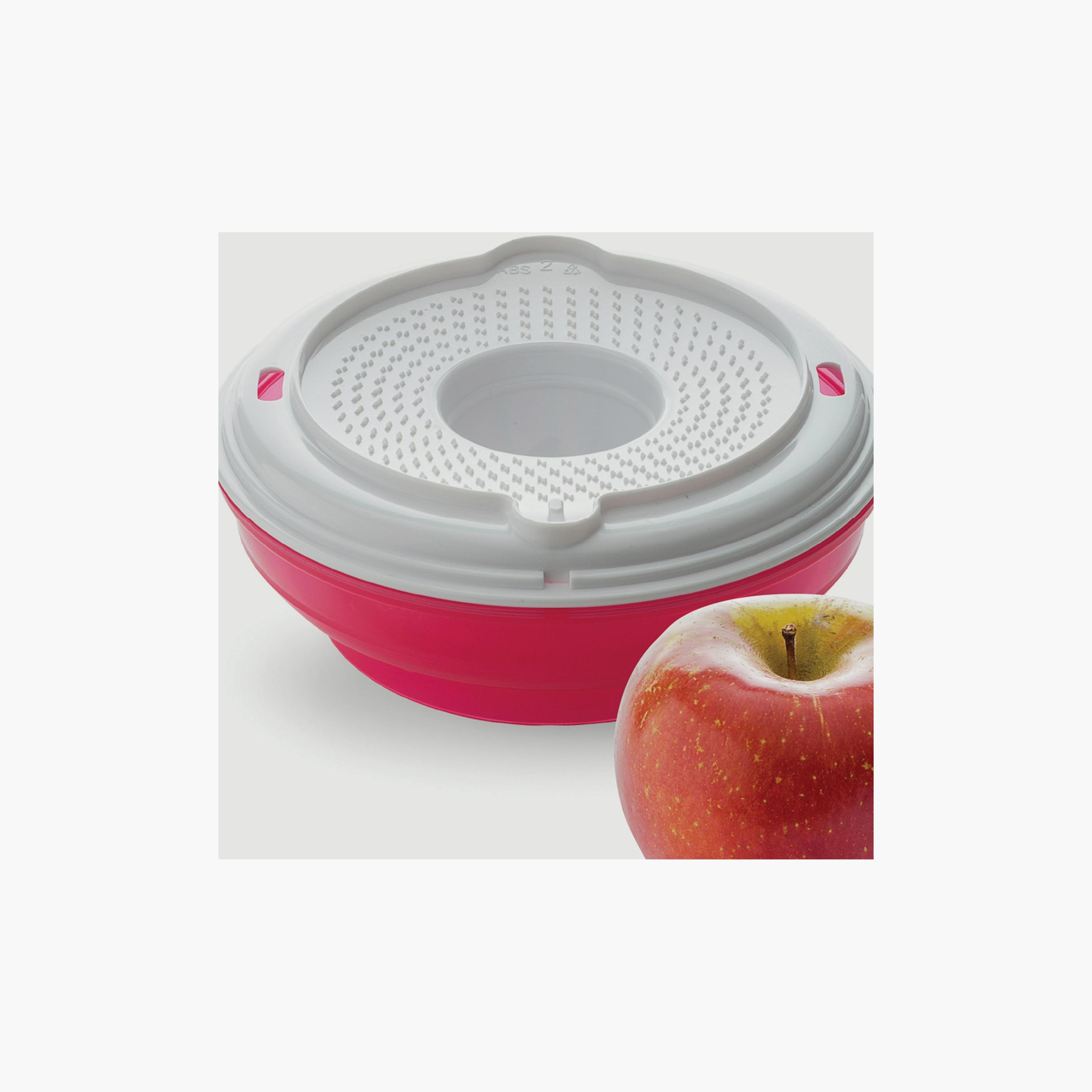 محضر طعام بابافاسيل 4 في 1 من نوفيتا - وردي-baby-feeding-babyfoodprocessors-image-4