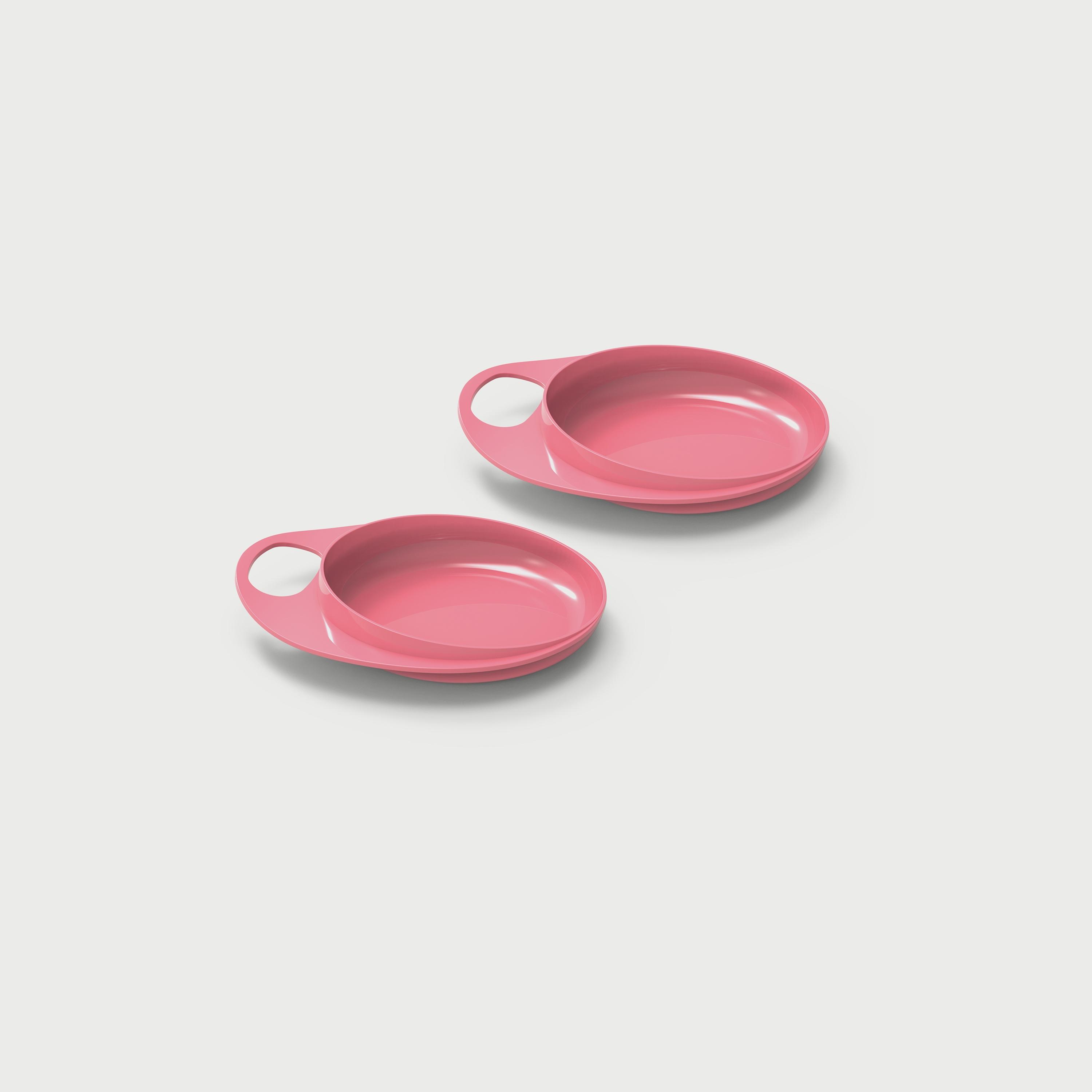 Nuvita 2-Piece Easyeating Smart Dish - Pink-baby-feeding-mealtimeessentials-image-1