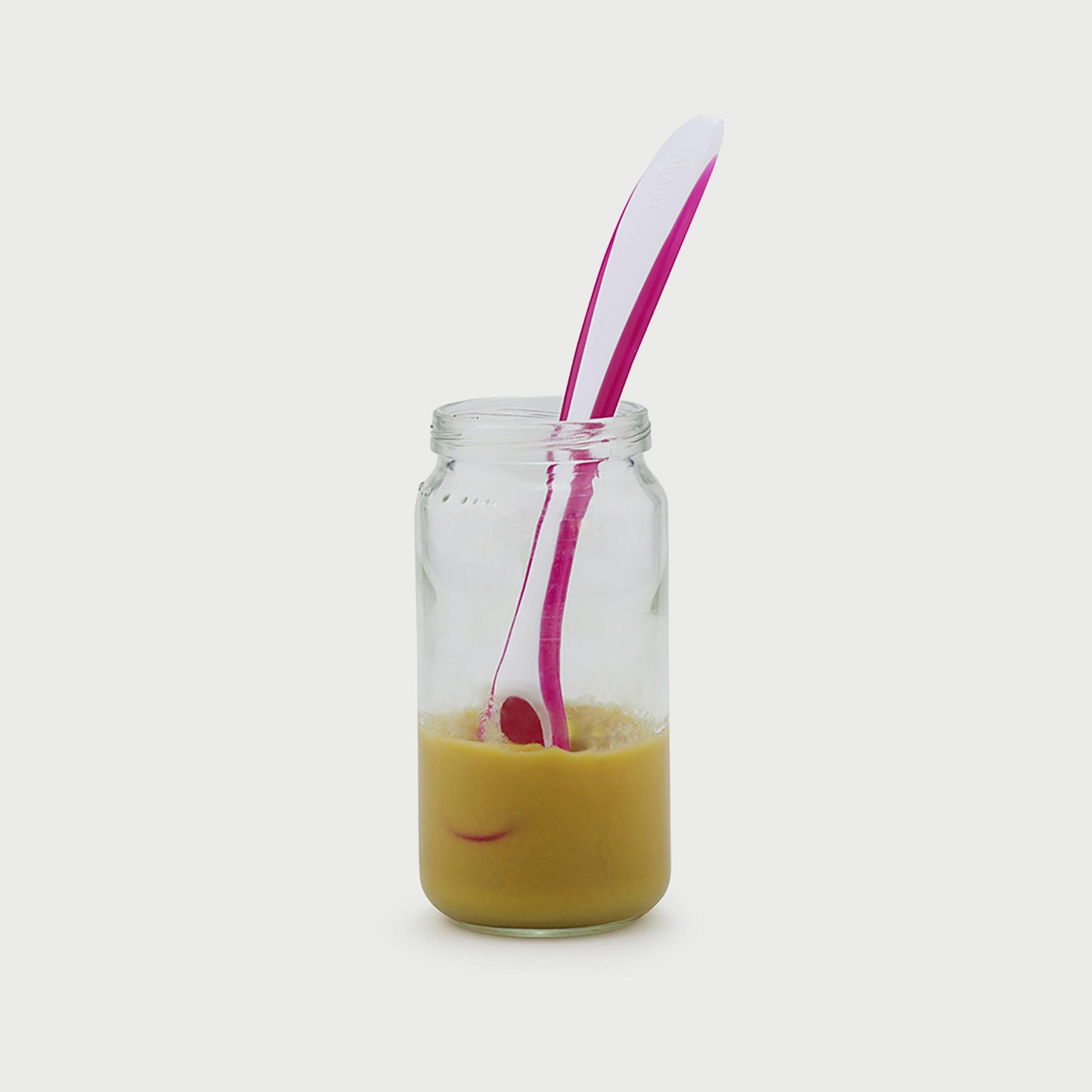 مجموعة ملاعق حساسة للحرارة قطعتين من نوفيتا - وردي-baby-feeding-mealtimeessentials-image-5